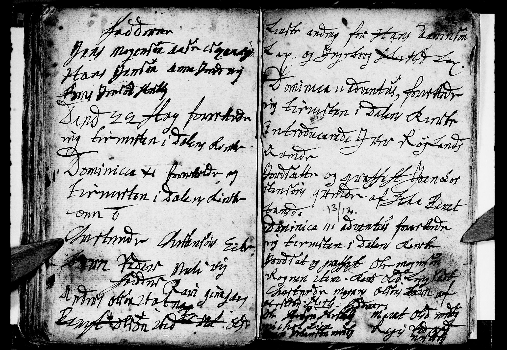 Ministerialprotokoller, klokkerbøker og fødselsregistre - Nordland, AV/SAT-A-1459/847/L0661: Ministerialbok nr. 847A01, 1708-1717, s. 92