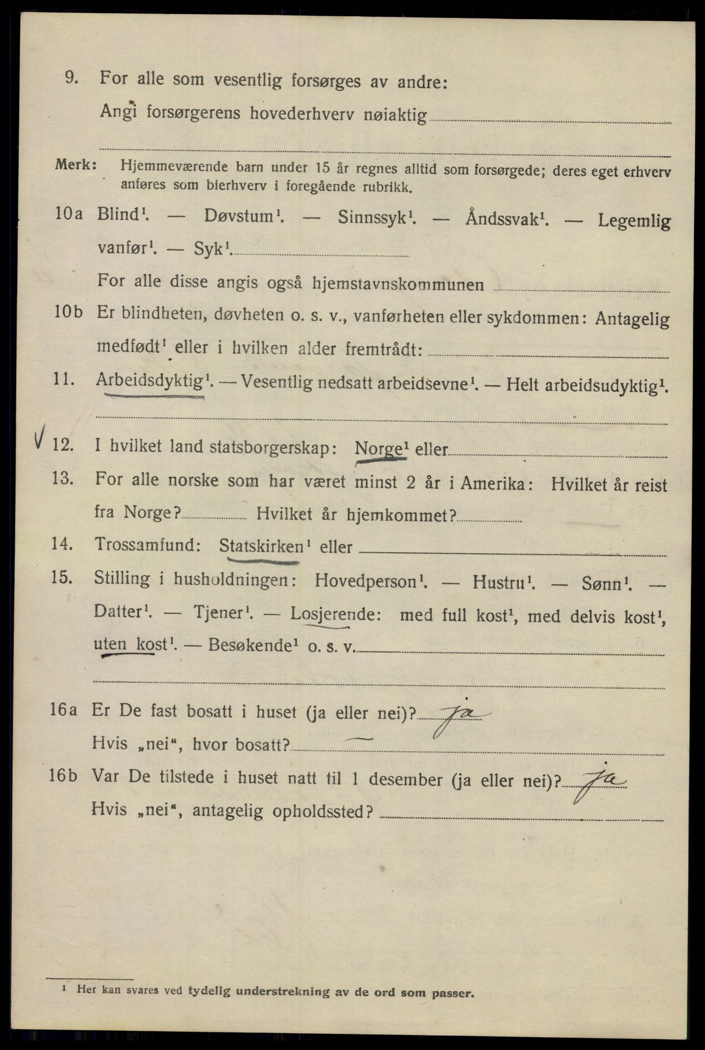 SAO, Folketelling 1920 for 0301 Kristiania kjøpstad, 1920, s. 145392