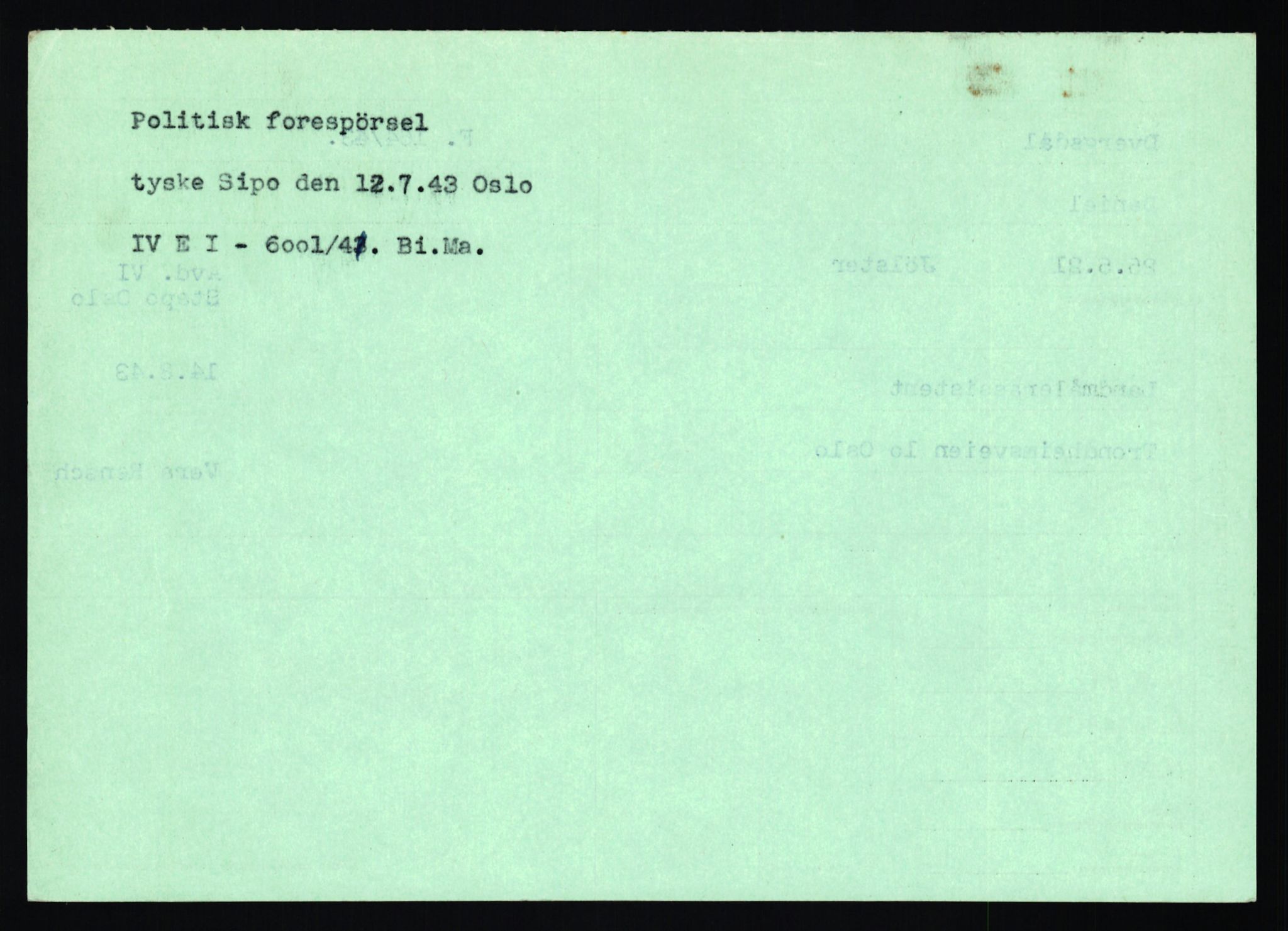 Statspolitiet - Hovedkontoret / Osloavdelingen, AV/RA-S-1329/C/Ca/L0003: Brechan - Eichinger	, 1943-1945, s. 4348