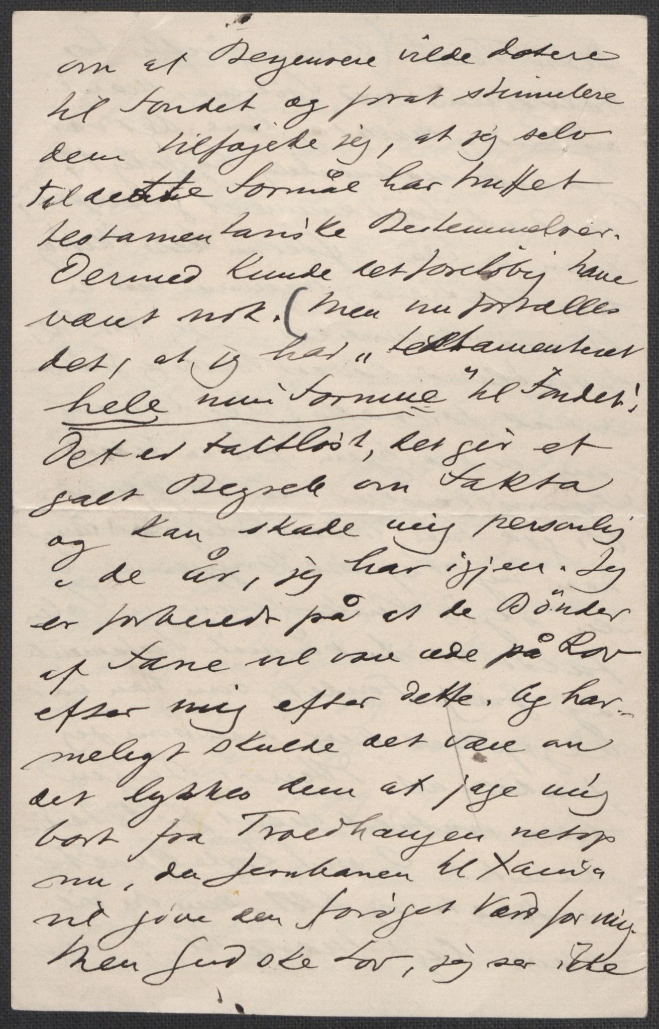 Beyer, Frants, RA/PA-0132/F/L0001: Brev fra Edvard Grieg til Frantz Beyer og "En del optegnelser som kan tjene til kommentar til brevene" av Marie Beyer, 1872-1907, s. 872