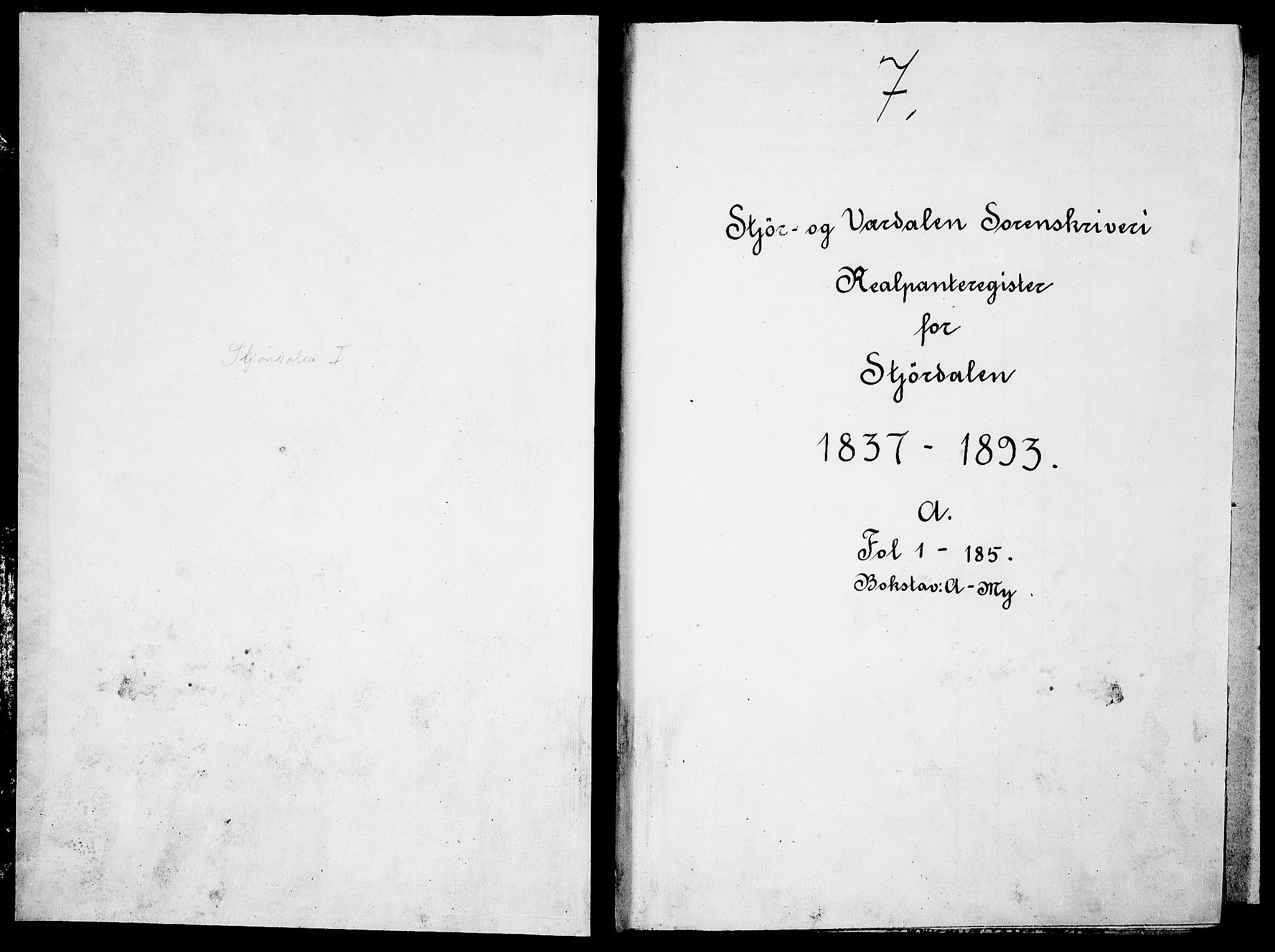 Stjør- og Verdal sorenskriveri, SAT/A-4167/1/2/2A/L0007: Panteregister nr. 7, 1837-1893