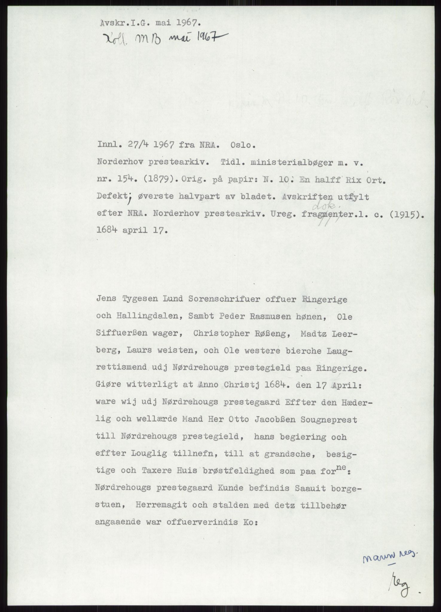 Samlinger til kildeutgivelse, Diplomavskriftsamlingen, RA/EA-4053/H/Ha, s. 1224