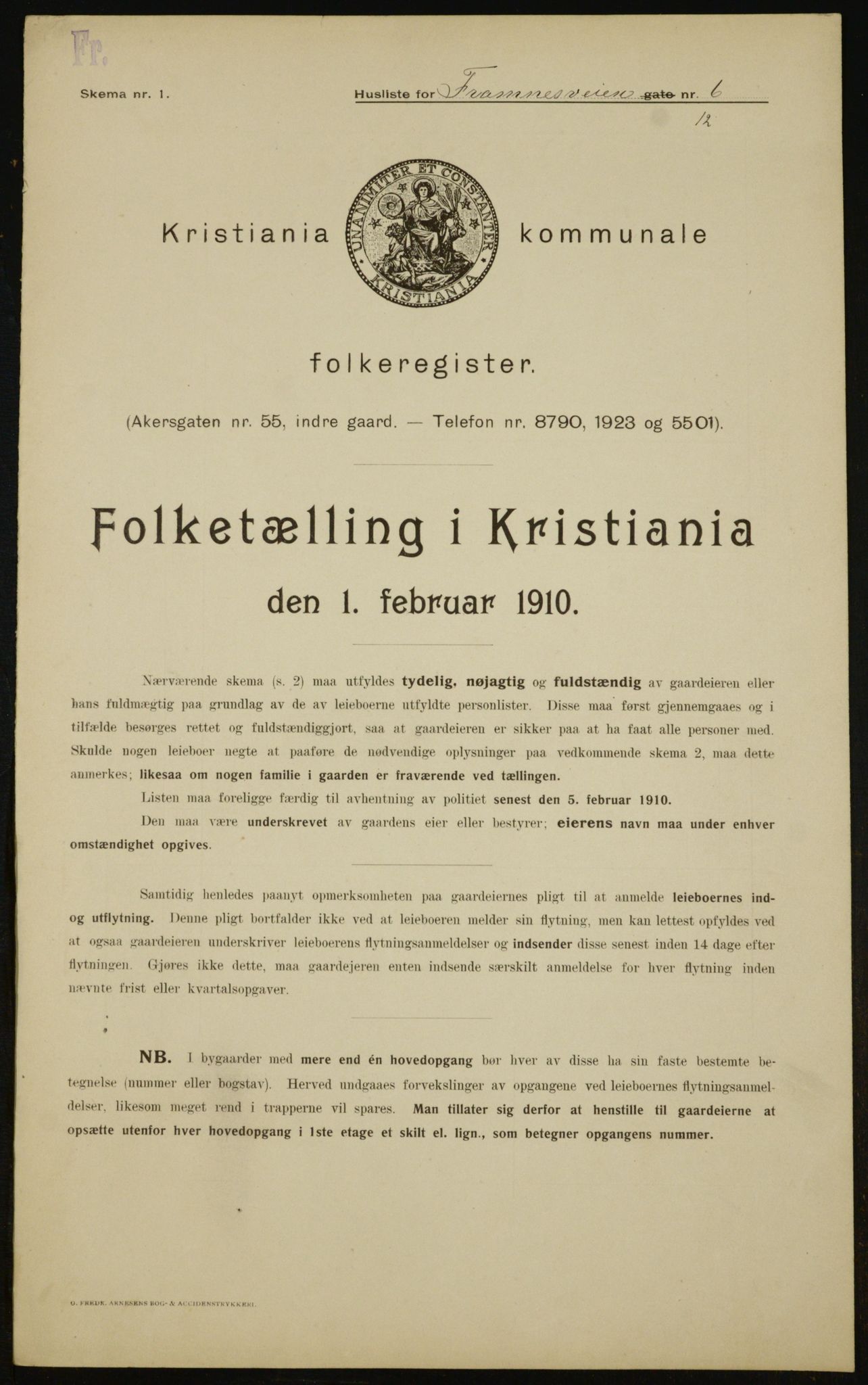 OBA, Kommunal folketelling 1.2.1910 for Kristiania, 1910, s. 23894
