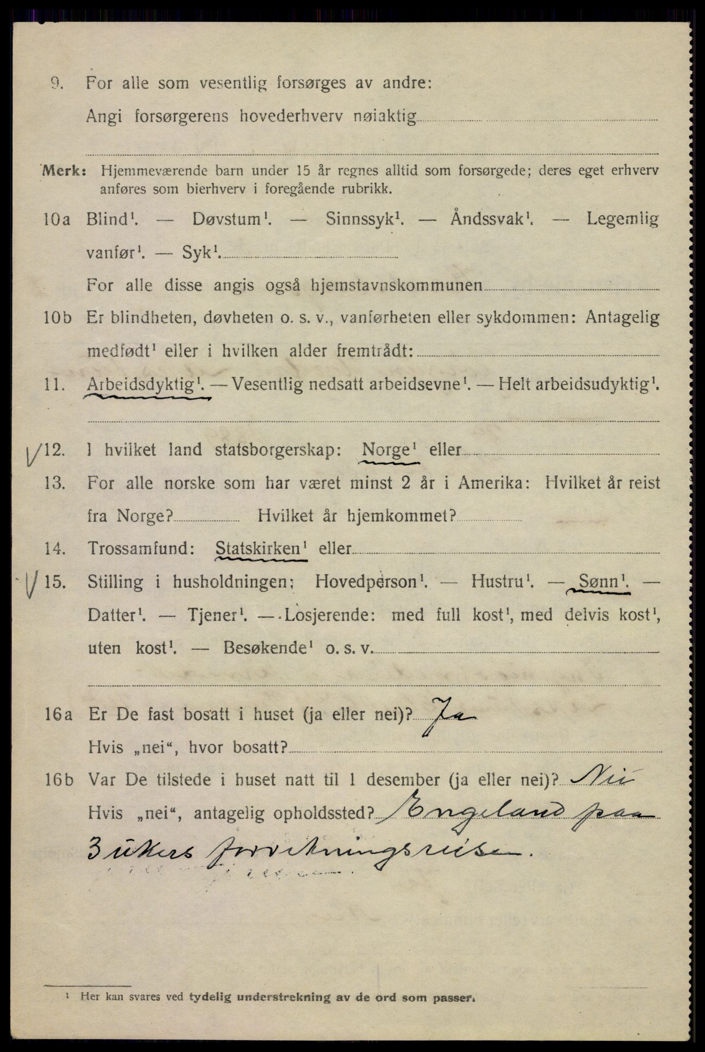 SAO, Folketelling 1920 for 0301 Kristiania kjøpstad, 1920, s. 329994