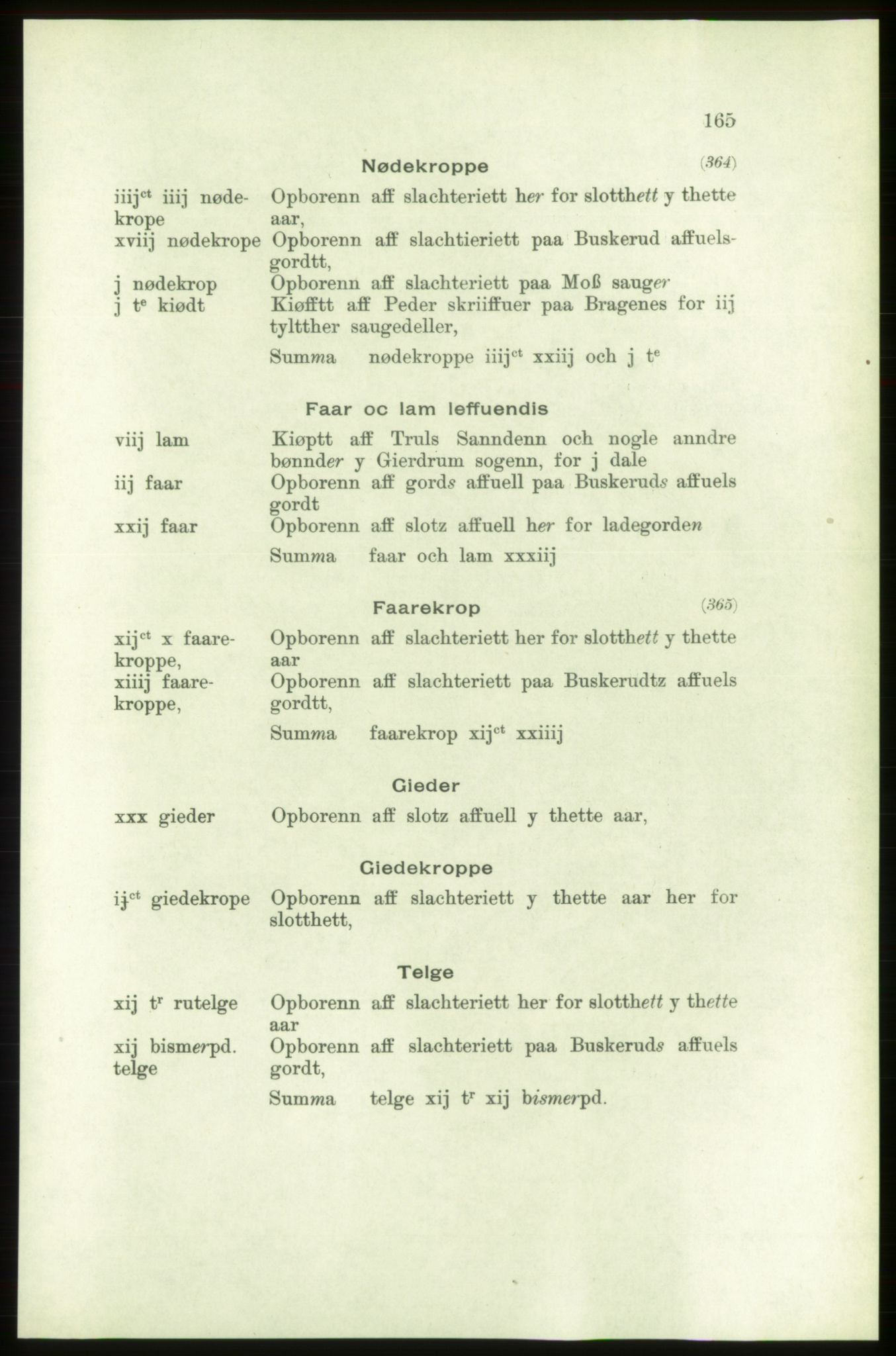 Publikasjoner utgitt av Arkivverket, PUBL/PUBL-001/C/0001: Bind 1: Rekneskap for Akershus len 1557-1558, 1557-1558, s. 165