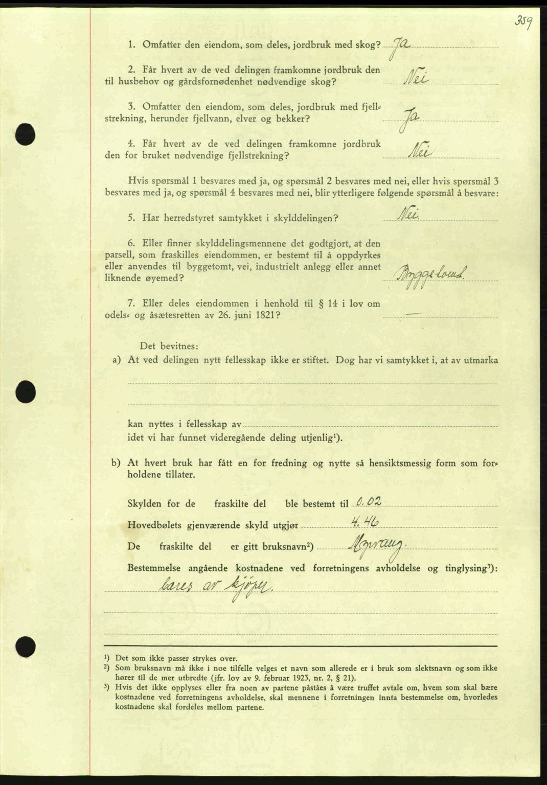 Nordmøre sorenskriveri, SAT/A-4132/1/2/2Ca: Pantebok nr. A96, 1943-1944, Dagboknr: 2328/1943