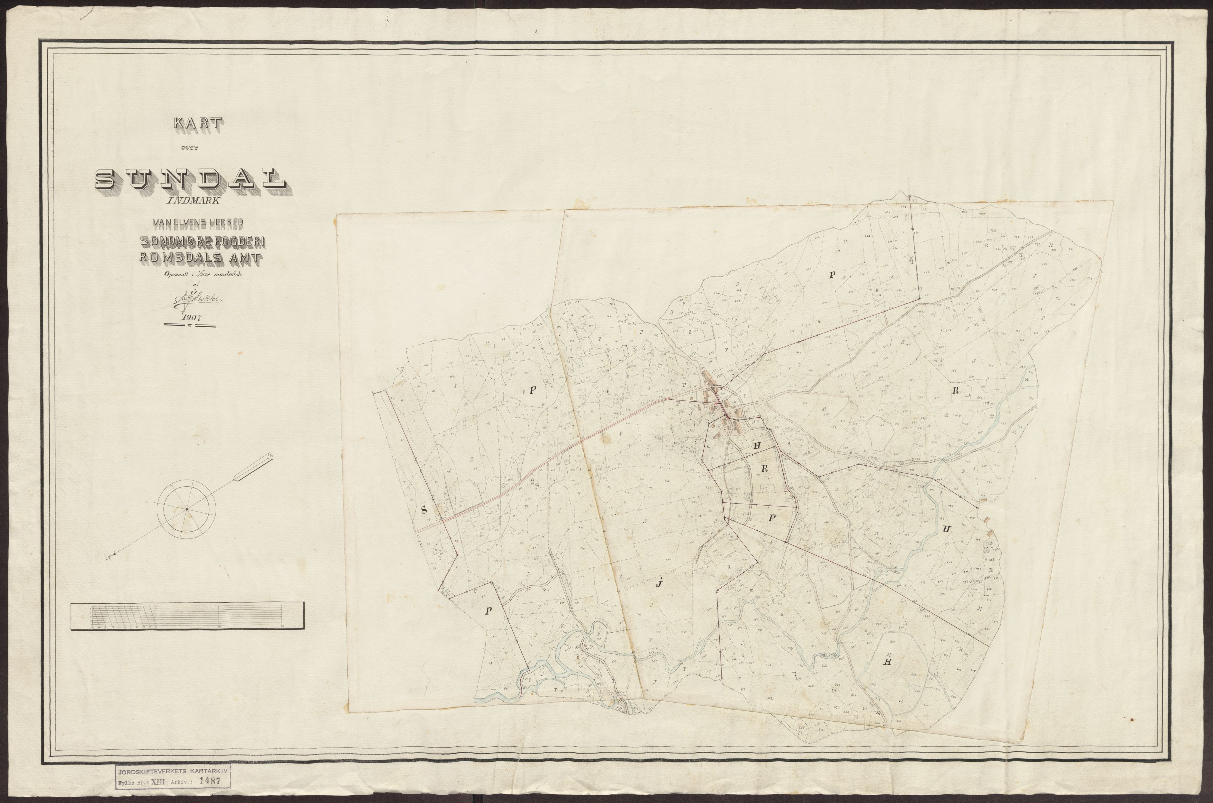 Jordskifteverkets kartarkiv, AV/RA-S-3929/T, 1859-1988, s. 1750