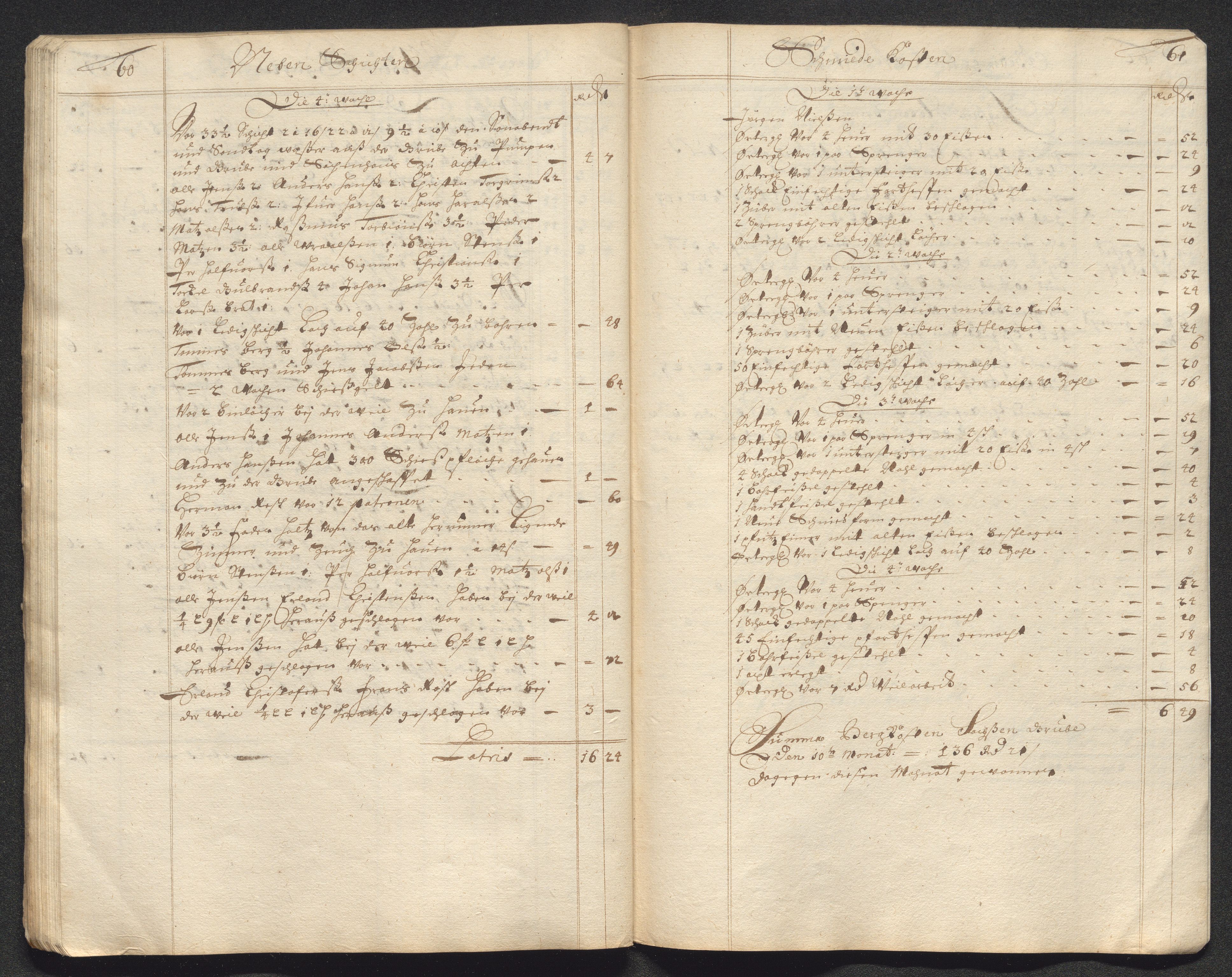 Kongsberg Sølvverk 1623-1816, AV/SAKO-EA-3135/001/D/Dc/Dcd/L0090: Utgiftsregnskap for gruver m.m., 1706, s. 277