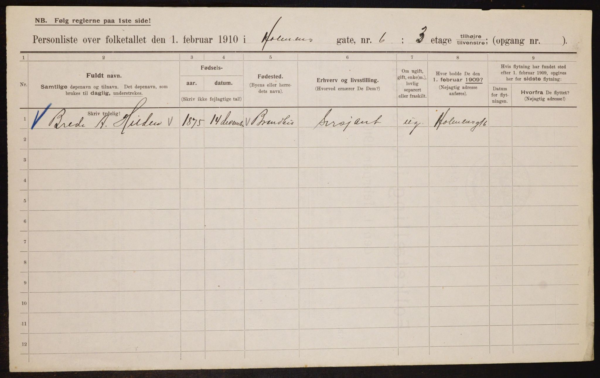 OBA, Kommunal folketelling 1.2.1910 for Kristiania, 1910, s. 40102