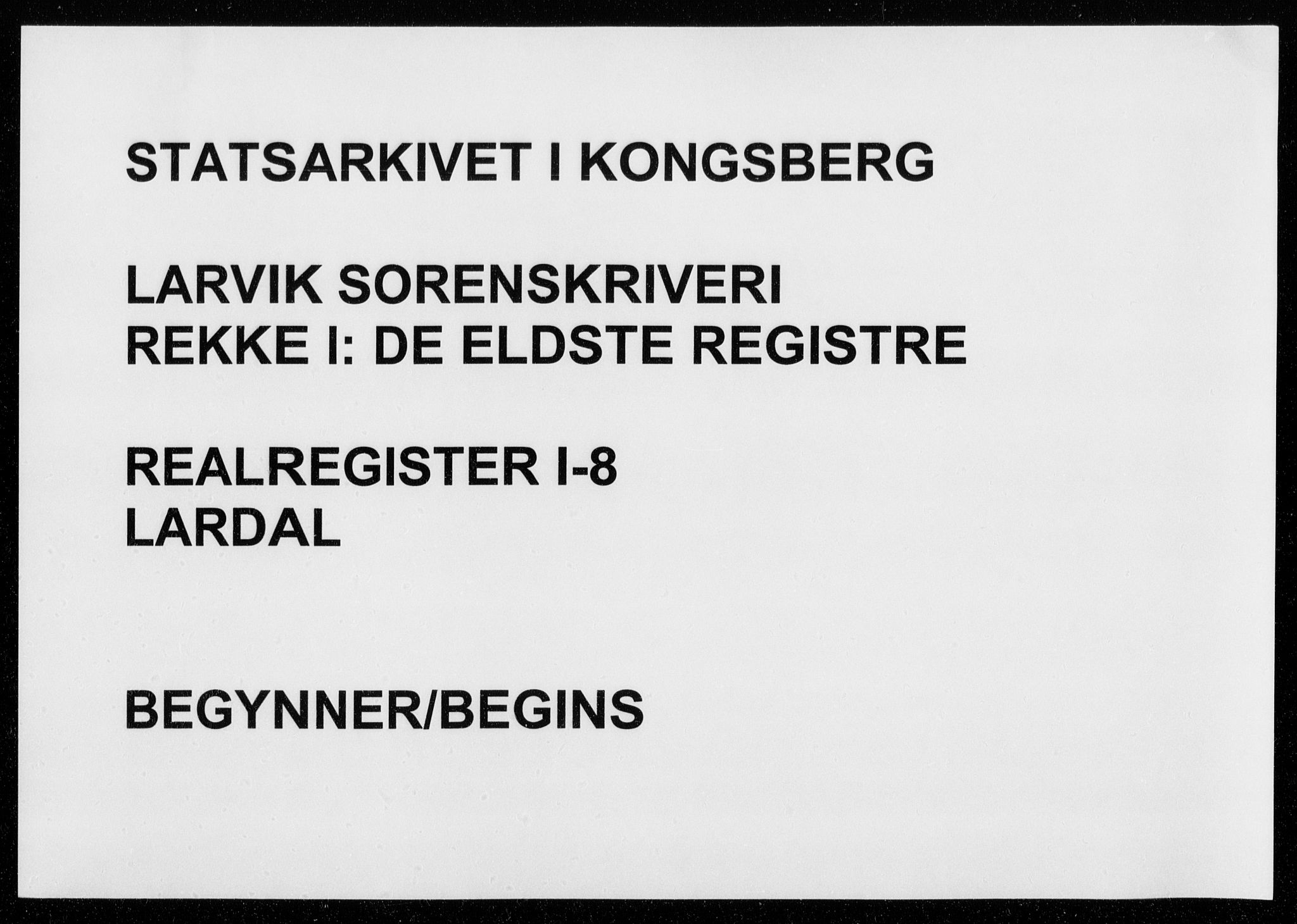 Larvik sorenskriveri, SAKO/A-83/G/Gb/Gbb/L0008: Panteregister nr. I 8