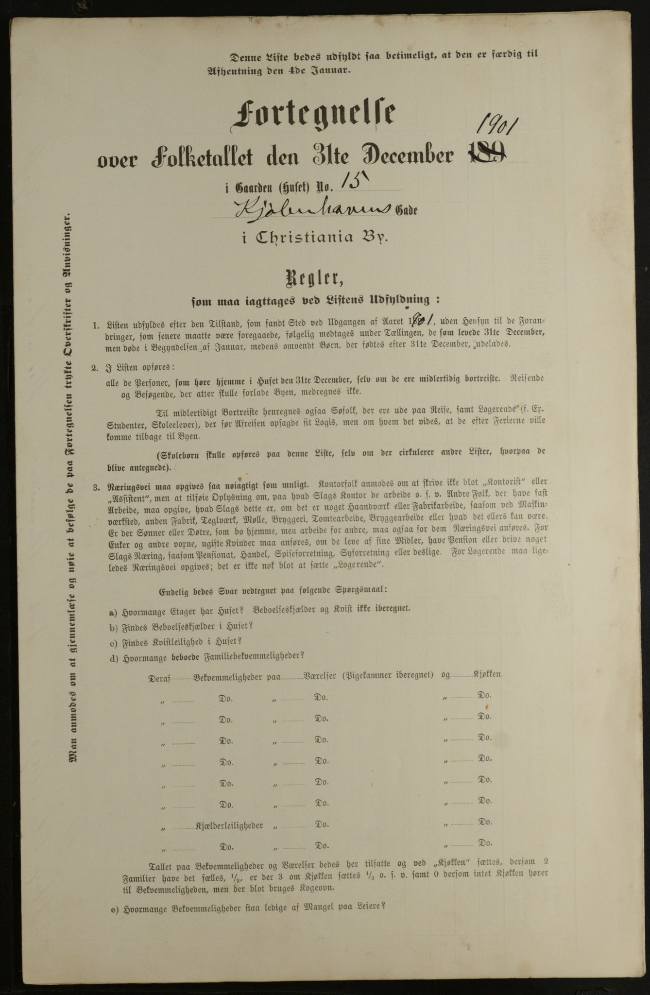 OBA, Kommunal folketelling 31.12.1901 for Kristiania kjøpstad, 1901, s. 8481