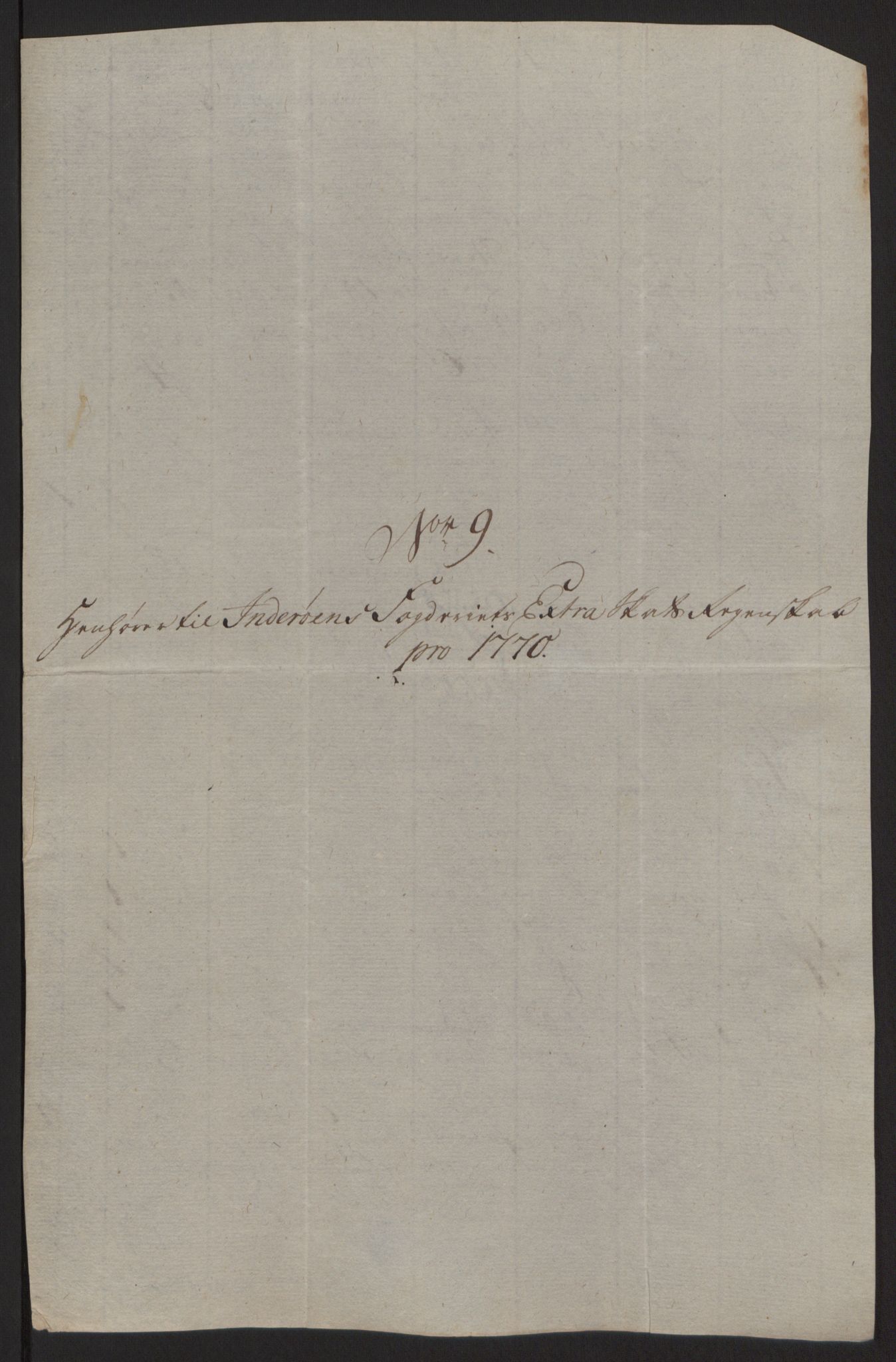 Rentekammeret inntil 1814, Reviderte regnskaper, Fogderegnskap, RA/EA-4092/R63/L4420: Ekstraskatten Inderøy, 1762-1772, s. 404
