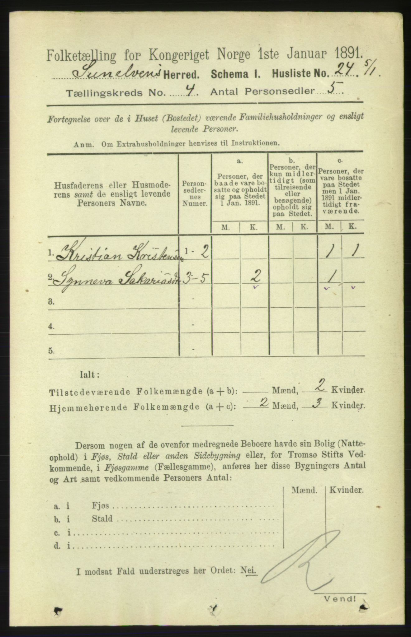 RA, Folketelling 1891 for 1523 Sunnylven herred, 1891, s. 861