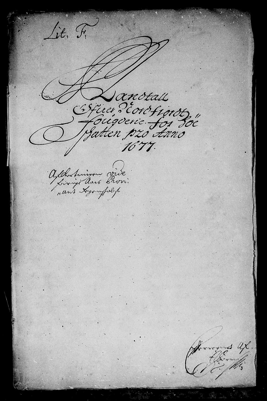 Rentekammeret inntil 1814, Reviderte regnskaper, Stiftamtstueregnskaper, Bergen stiftamt, AV/RA-EA-6043/R/Rc/L0050: Bergen stiftamt, 1677-1678