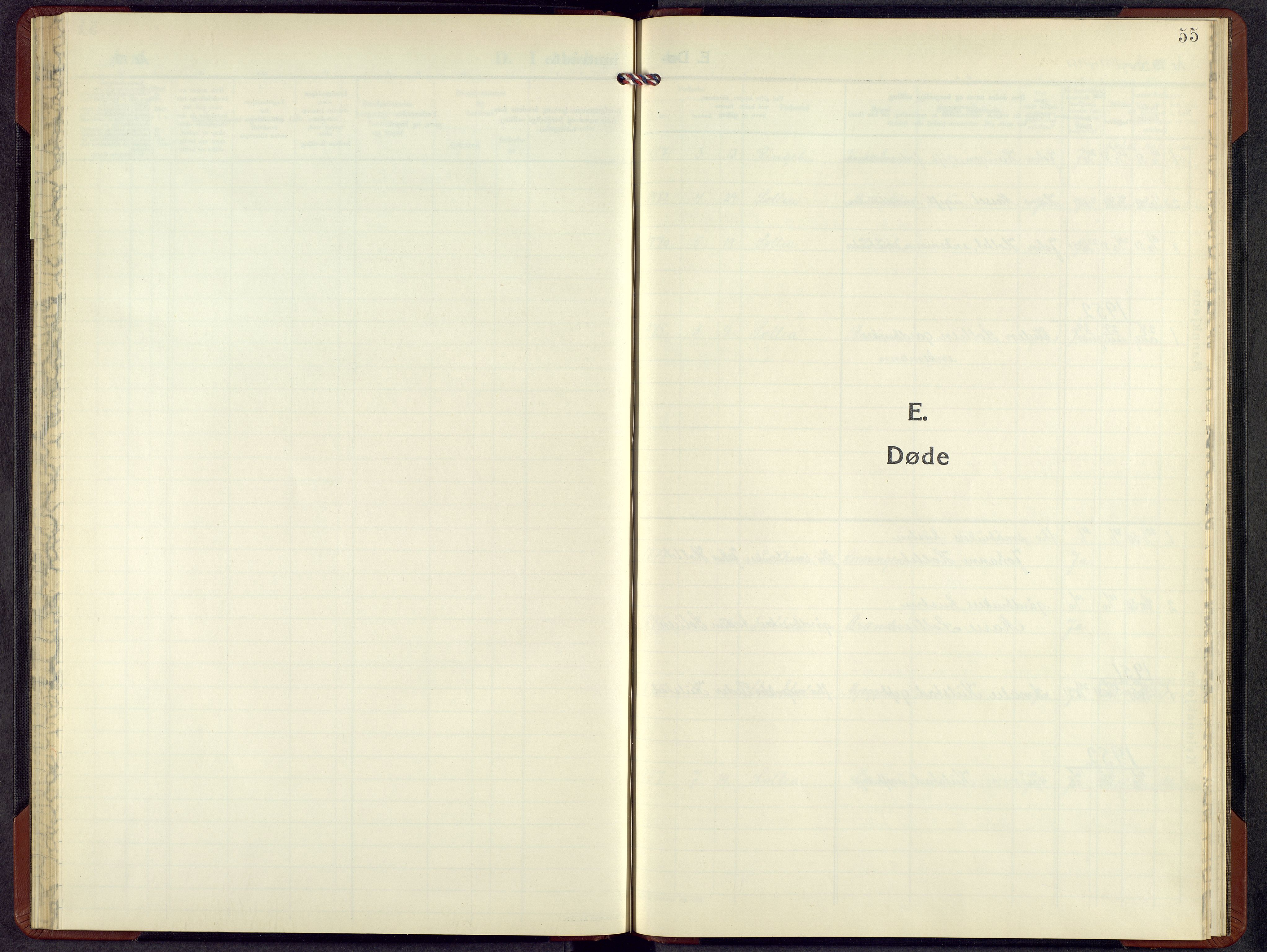 Sollia prestekontor, AV/SAH-PREST-050/H/Ha/Hab/L0005: Klokkerbok nr. 5, 1950-1960, s. 55