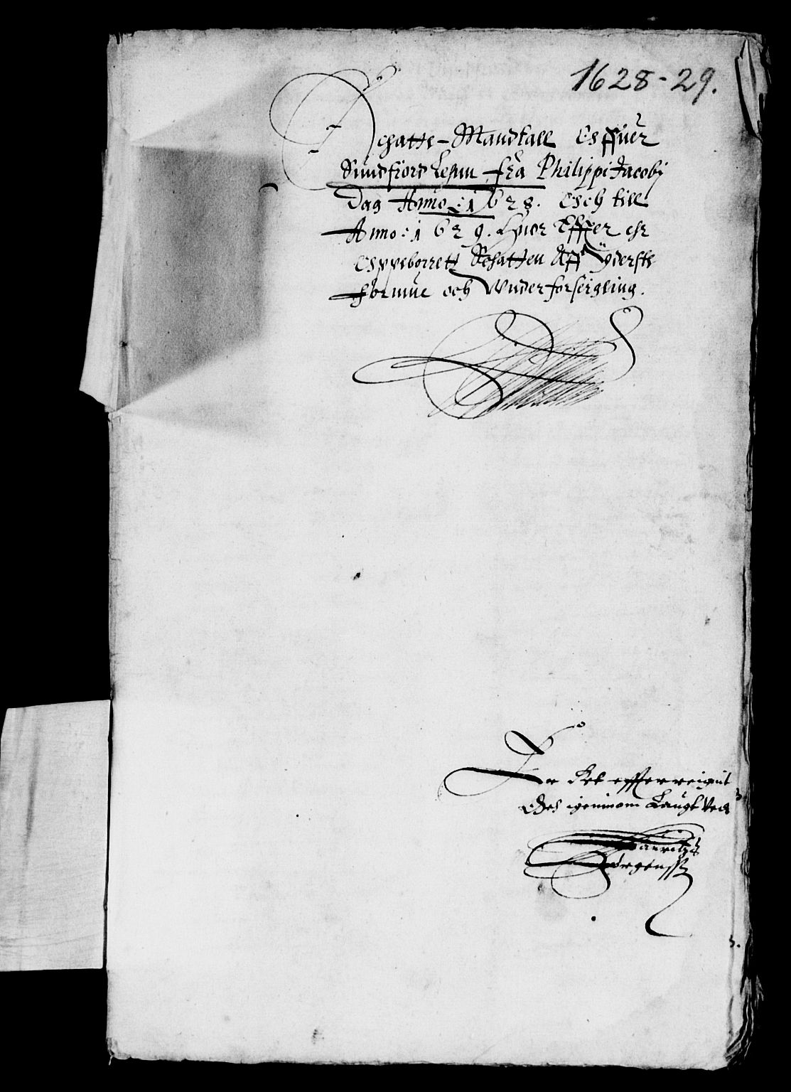 Rentekammeret inntil 1814, Reviderte regnskaper, Lensregnskaper, RA/EA-5023/R/Rb/Rbt/L0049: Bergenhus len, 1628-1629