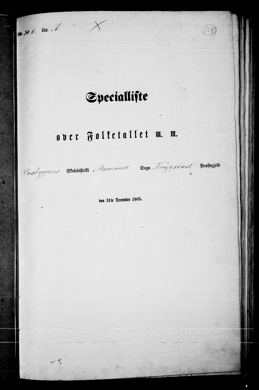 RA, Folketelling 1865 for 0122P Trøgstad prestegjeld, 1865, s. 132