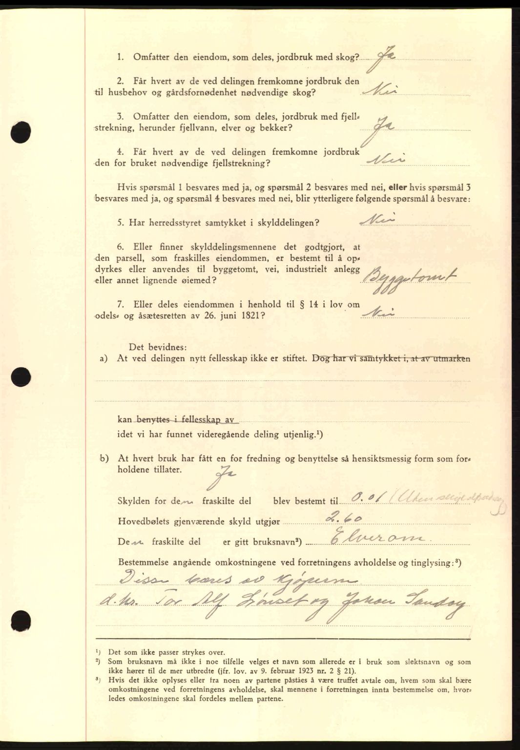 Nordmøre sorenskriveri, AV/SAT-A-4132/1/2/2Ca: Pantebok nr. A91, 1941-1942, Dagboknr: 2249/1941