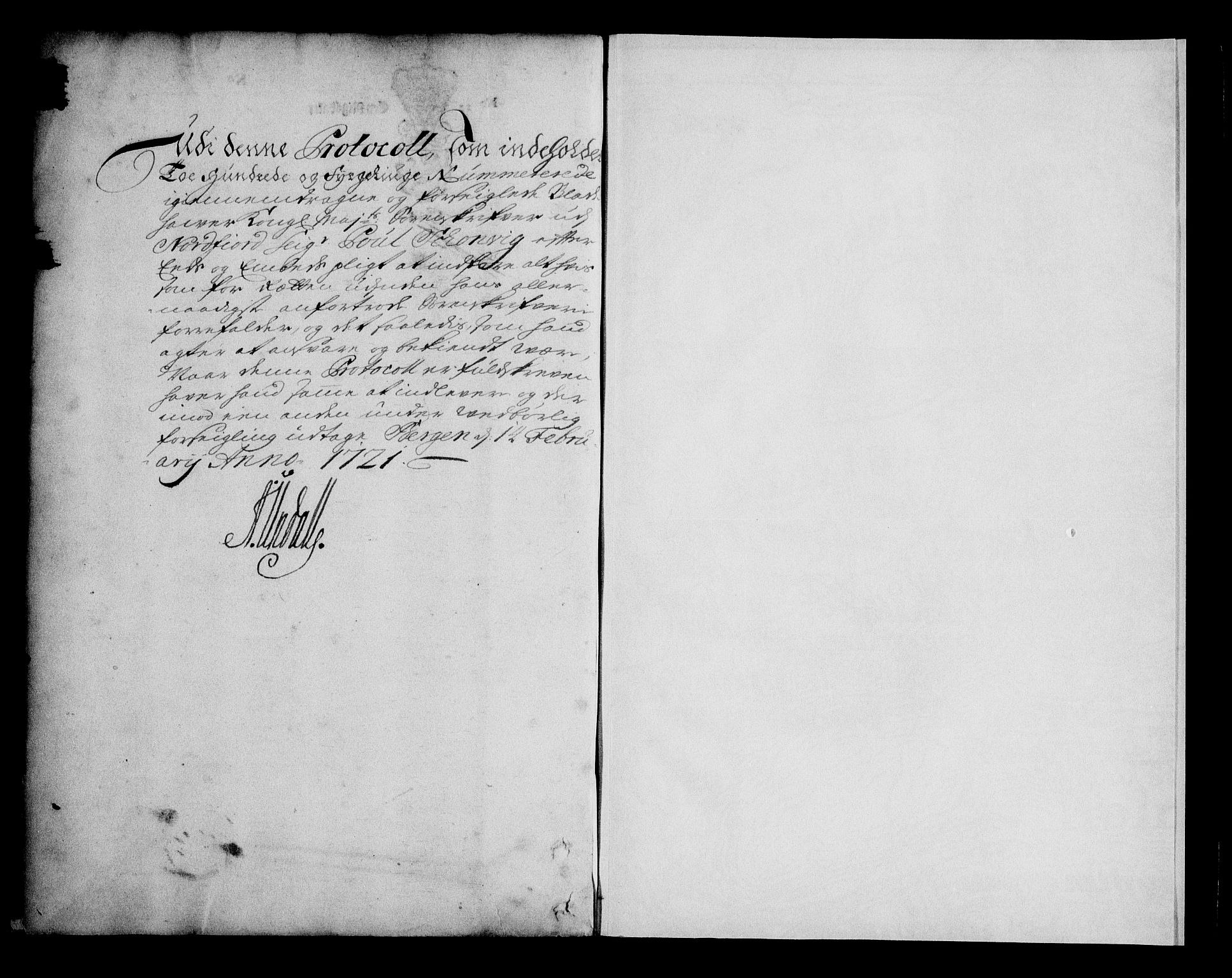 Nordfjord sorenskriveri, SAB/A-2801/01/01a/L0021: Tingbøker (justisprotokoller), 1721-1723