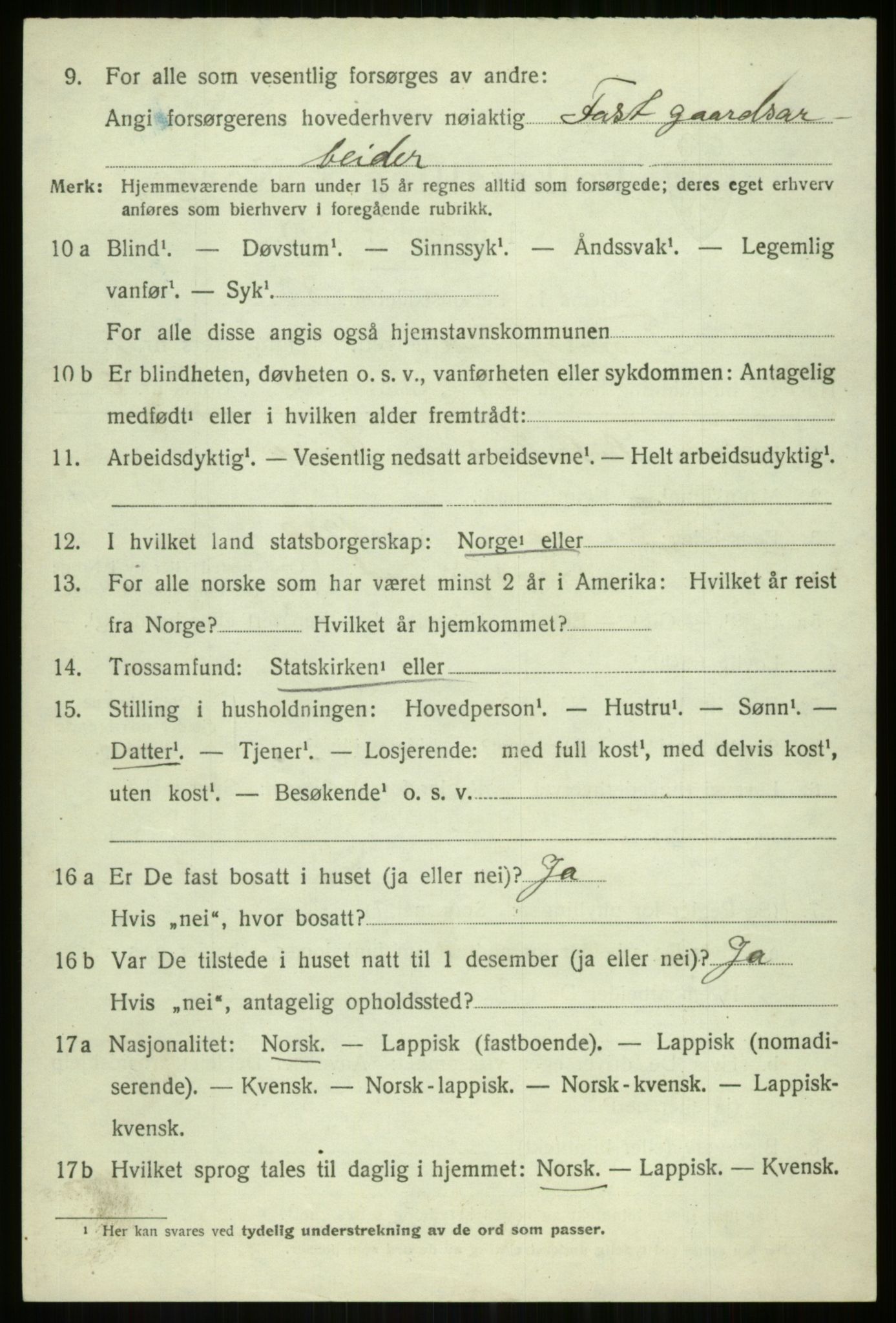 SATØ, Folketelling 1920 for 1934 Tromsøysund herred, 1920, s. 6875