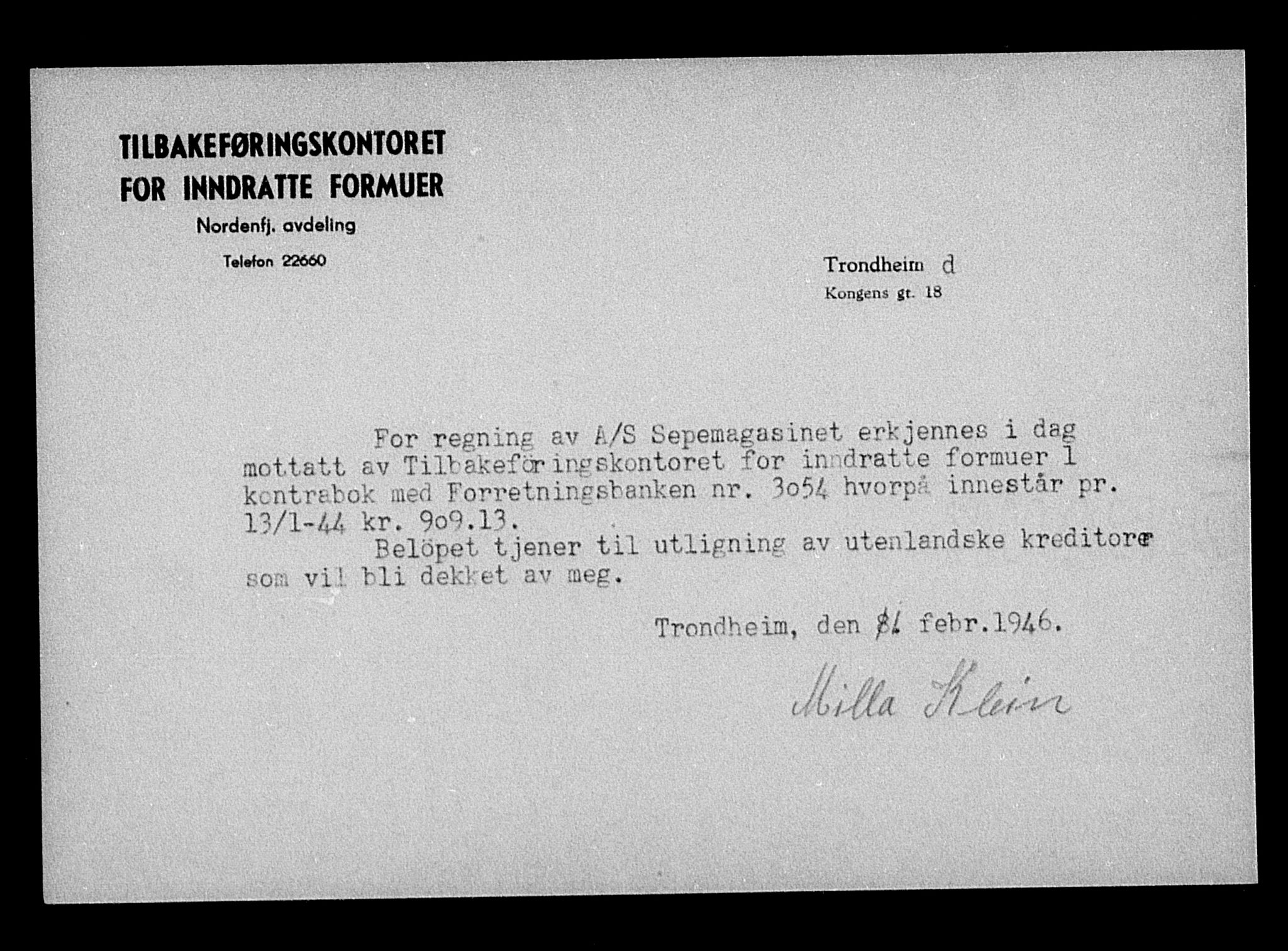 Justisdepartementet, Tilbakeføringskontoret for inndratte formuer, RA/S-1564/H/Hc/Hca/L0902: --, 1945-1947, s. 165