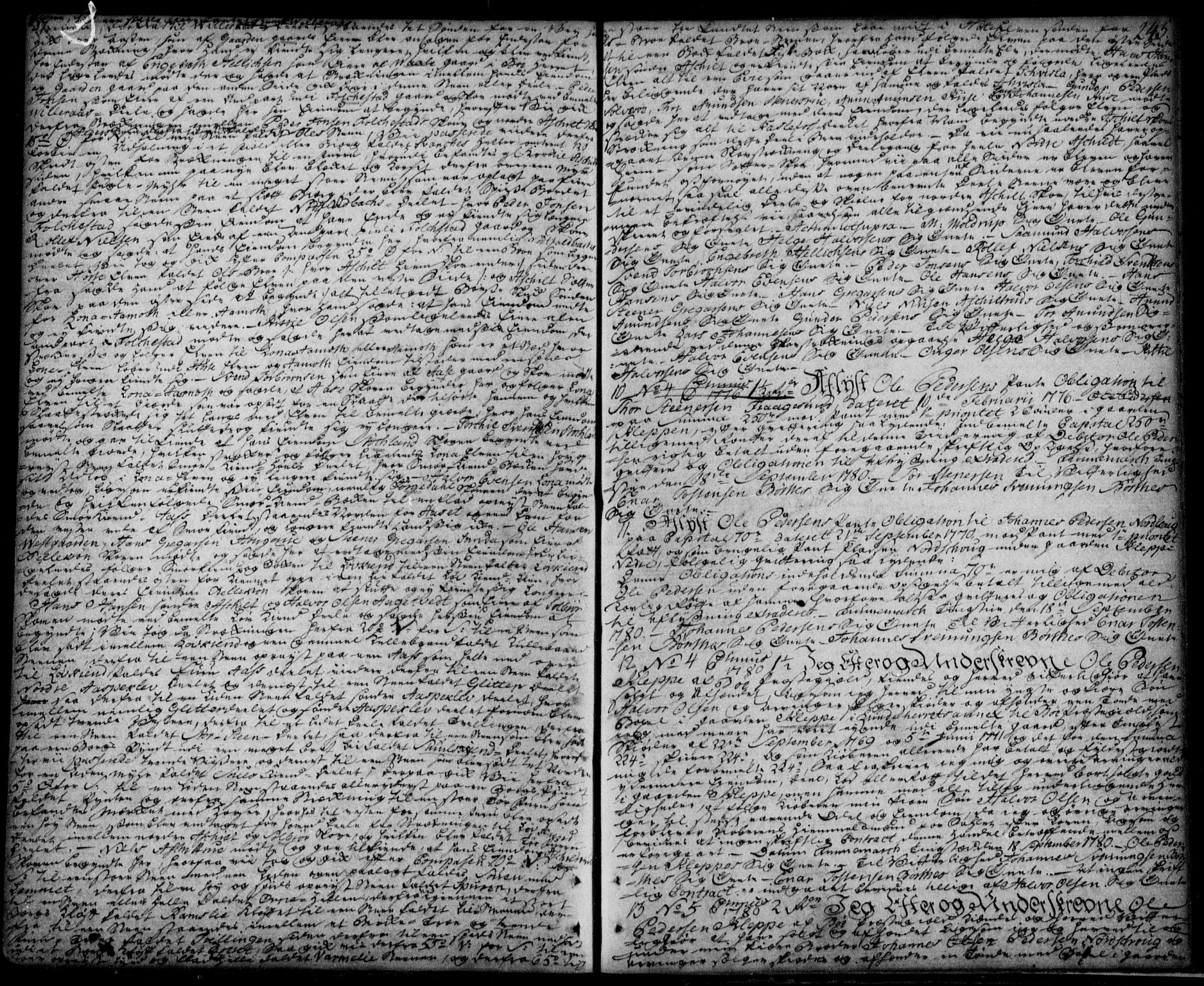 Nedre Telemark sorenskriveri, SAKO/A-135/G/Ga/Gaa/L0001l: Pantebok nr. L, 1775-1781, s. 245