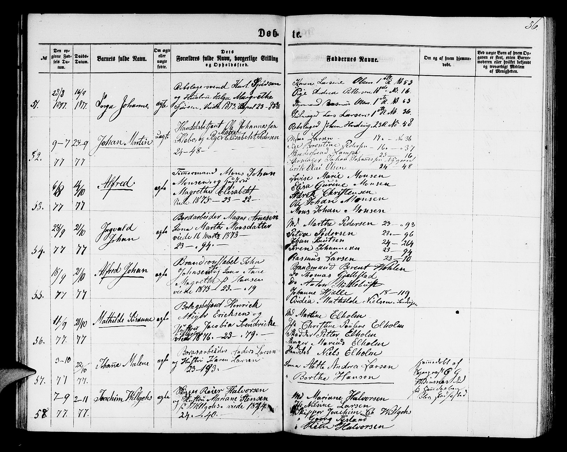 Mariakirken Sokneprestembete, AV/SAB-A-76901/H/Hab/L0003: Klokkerbok nr. A 3, 1862-1877, s. 36