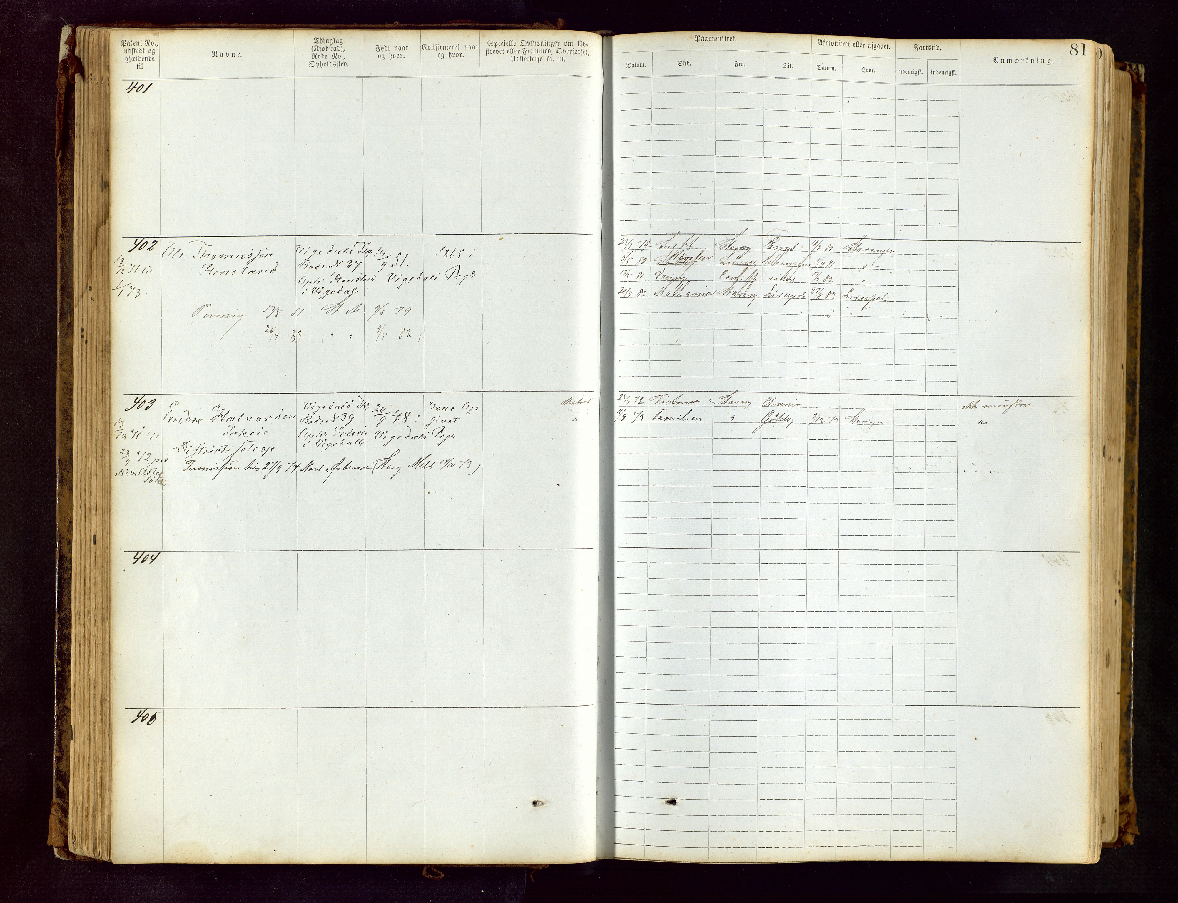 Haugesund sjømannskontor, AV/SAST-A-102007/F/Ff/L0002: Sjøfartsrulle Skudenes krets nr. 1-2719, 1868-1948, s. 81