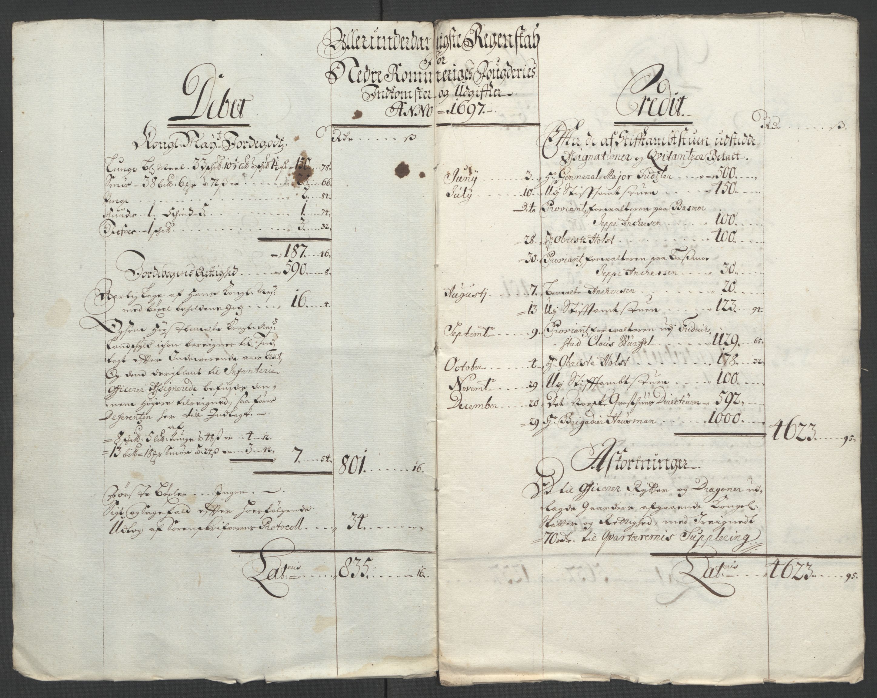Rentekammeret inntil 1814, Reviderte regnskaper, Fogderegnskap, RA/EA-4092/R11/L0580: Fogderegnskap Nedre Romerike, 1696-1697, s. 220