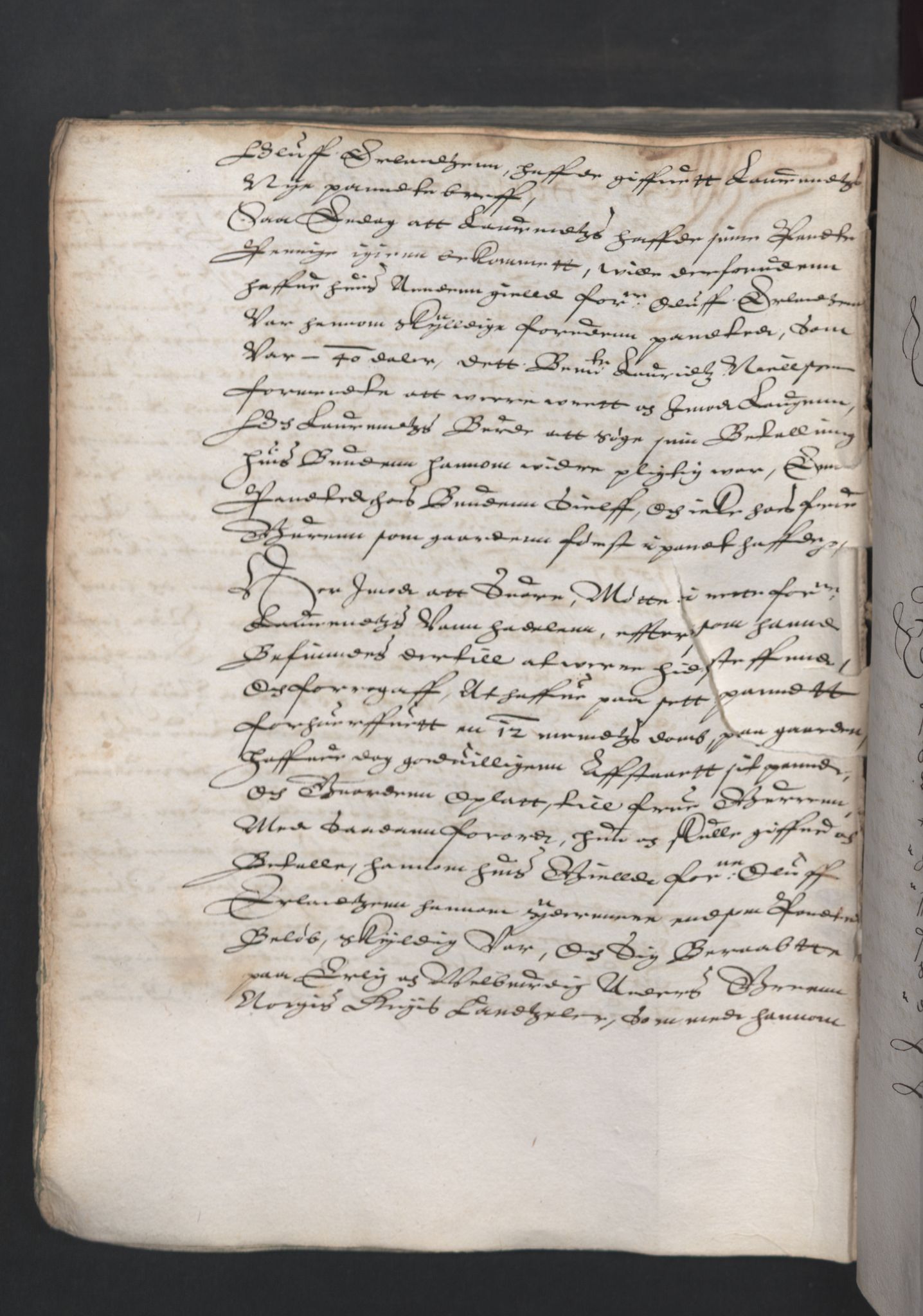 Herredagen 1539-1664  (Kongens Retterting), RA/EA-2882/A/L0010: Dombok, 1613, s. 59b-60a