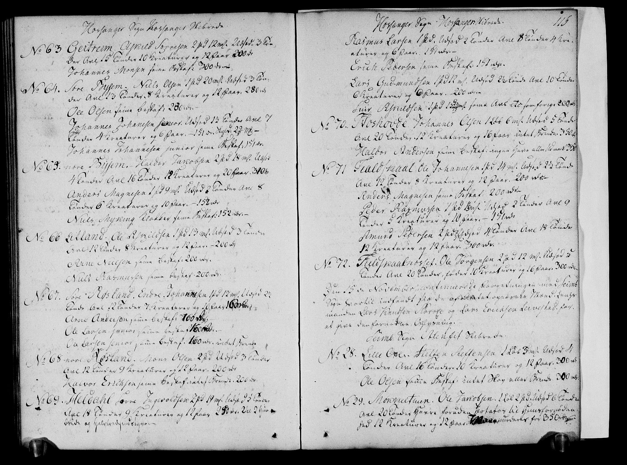 Rentekammeret inntil 1814, Realistisk ordnet avdeling, AV/RA-EA-4070/N/Ne/Nea/L0110: Nordhordland og Voss fogderi. Deliberasjonsprotokoll, 1803, s. 123