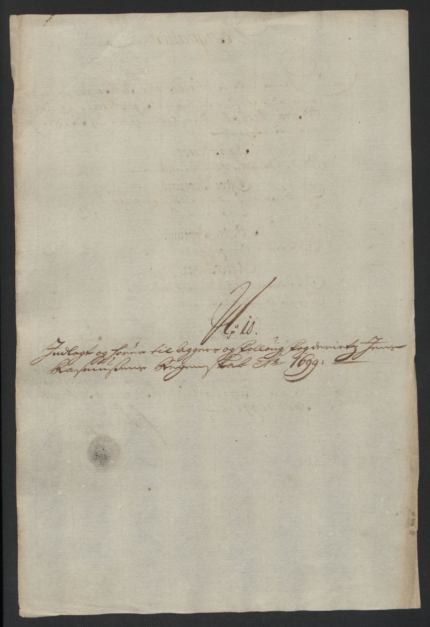 Rentekammeret inntil 1814, Reviderte regnskaper, Fogderegnskap, AV/RA-EA-4092/R10/L0442: Fogderegnskap Aker og Follo, 1699, s. 220