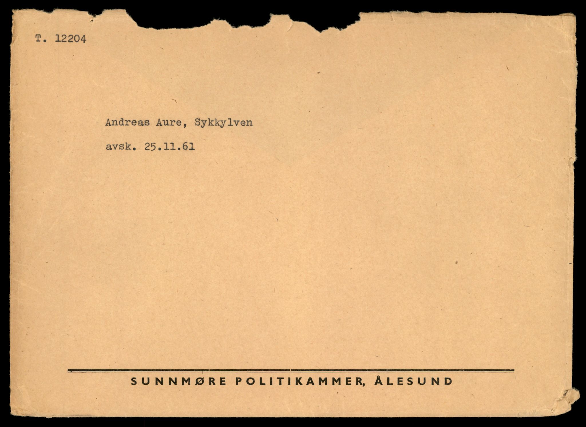 Møre og Romsdal vegkontor - Ålesund trafikkstasjon, AV/SAT-A-4099/F/Fe/L0033: Registreringskort for kjøretøy T 12151 - T 12474, 1927-1998, s. 1345