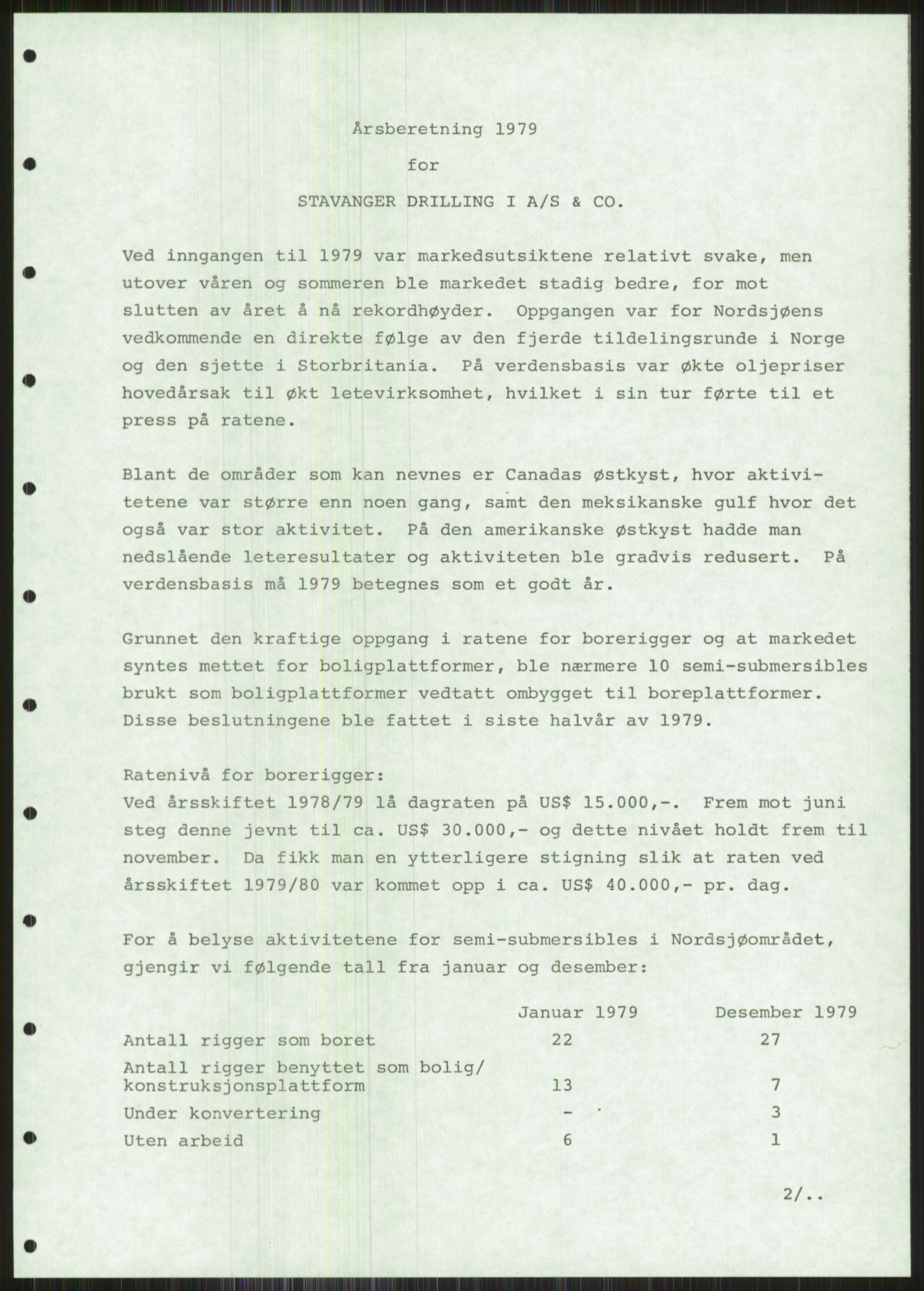 Pa 1503 - Stavanger Drilling AS, SAST/A-101906/A/Ac/L0002: Årsberetninger, 1979-1982, s. 34