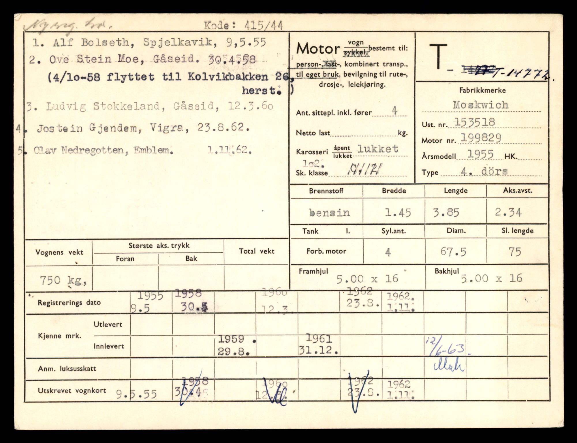 Møre og Romsdal vegkontor - Ålesund trafikkstasjon, AV/SAT-A-4099/F/Fe/L0048: Registreringskort for kjøretøy T 14721 - T 14863, 1927-1998, s. 1060