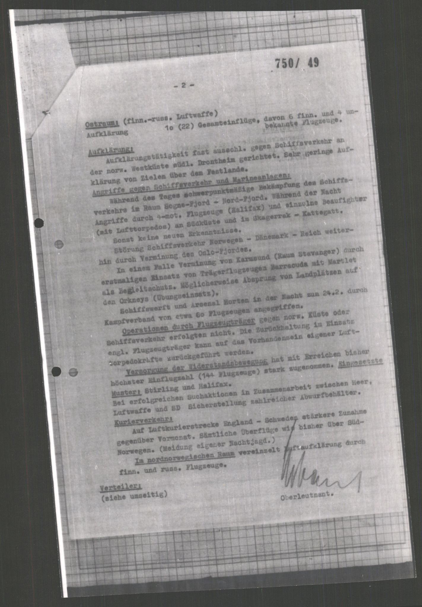 Forsvarets Overkommando. 2 kontor. Arkiv 11.4. Spredte tyske arkivsaker, AV/RA-RAFA-7031/D/Dar/Dara/L0003: Krigsdagbøker for 20. Gebirgs-Armee-Oberkommando (AOK 20), 1945, s. 449