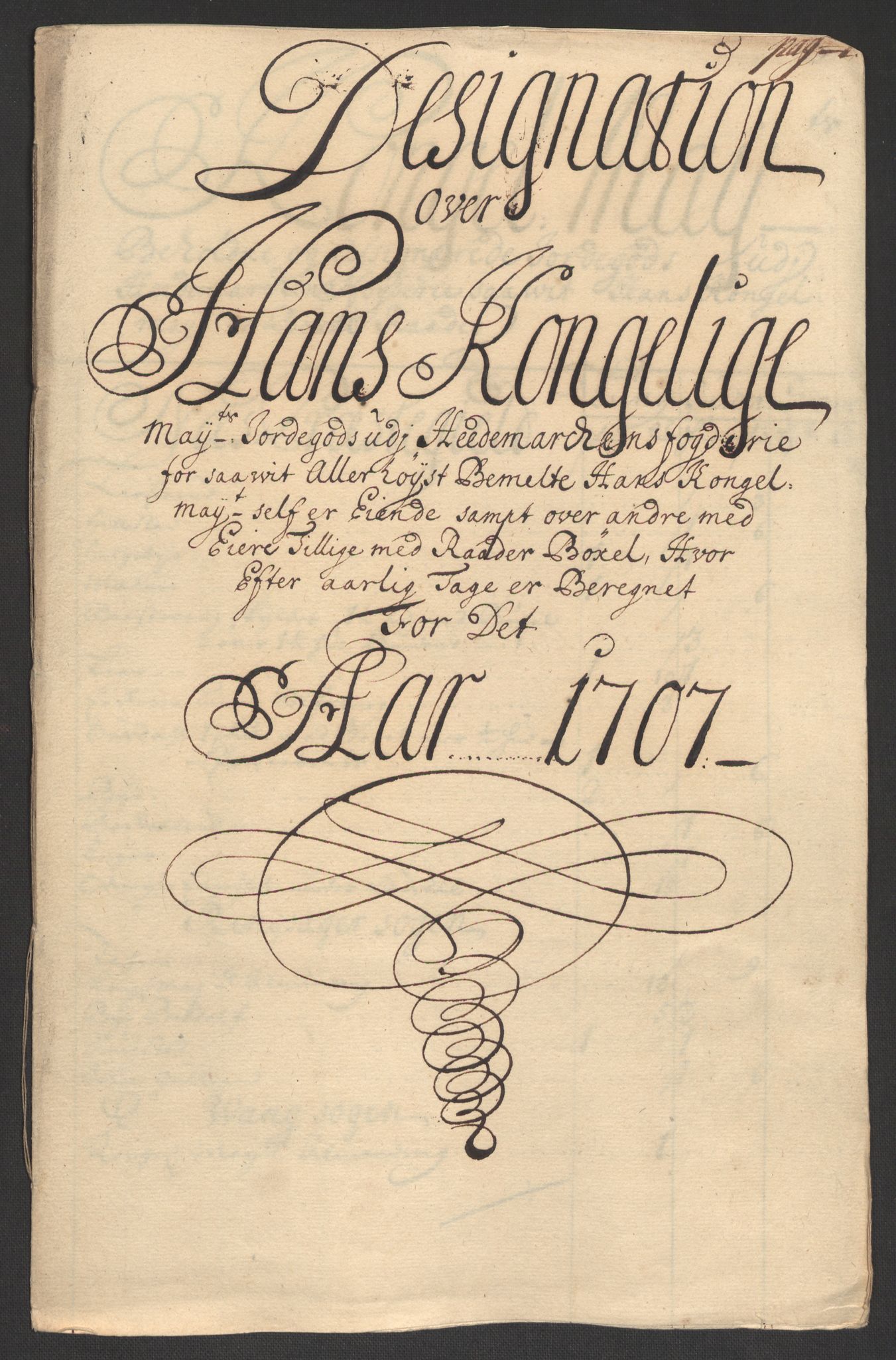 Rentekammeret inntil 1814, Reviderte regnskaper, Fogderegnskap, AV/RA-EA-4092/R16/L1043: Fogderegnskap Hedmark, 1706-1707, s. 321