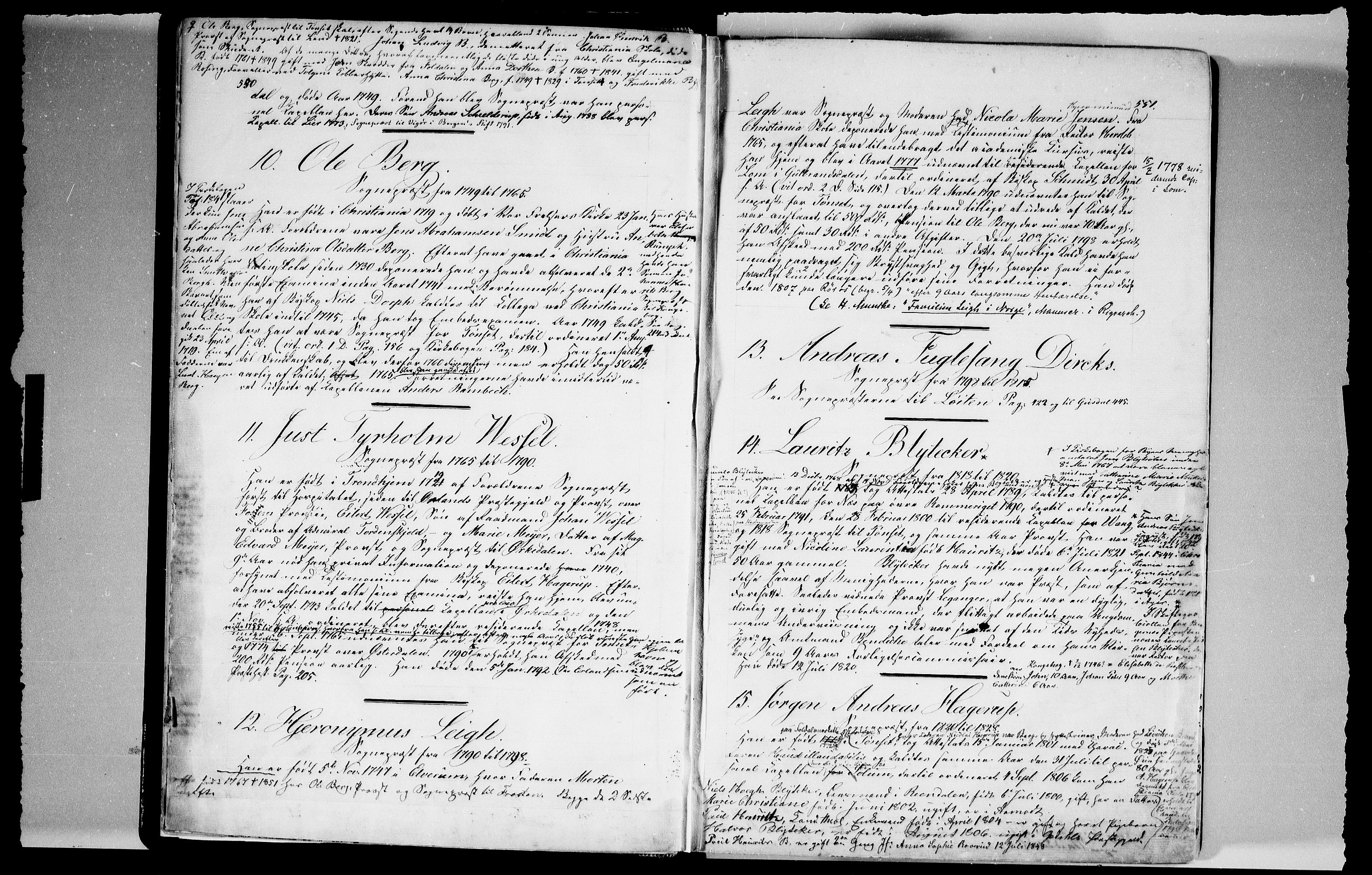 Svendsen, Bastian - etterretninger om geistligheten i Akershus stift, AV/SAO-PAO-0181/D/L0006: Etterretninger del 5