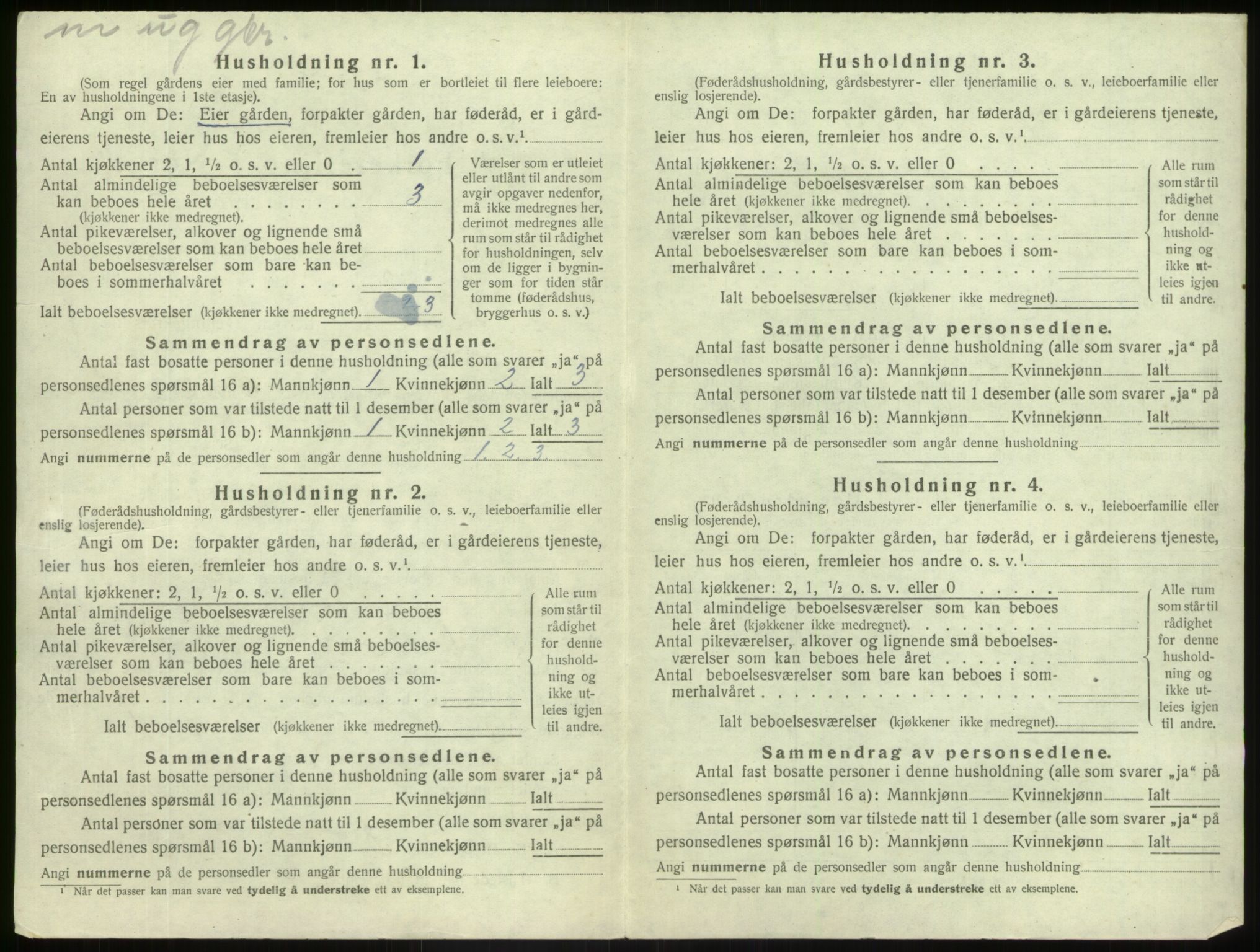 SAB, Folketelling 1920 for 1426 Luster herred, 1920, s. 478