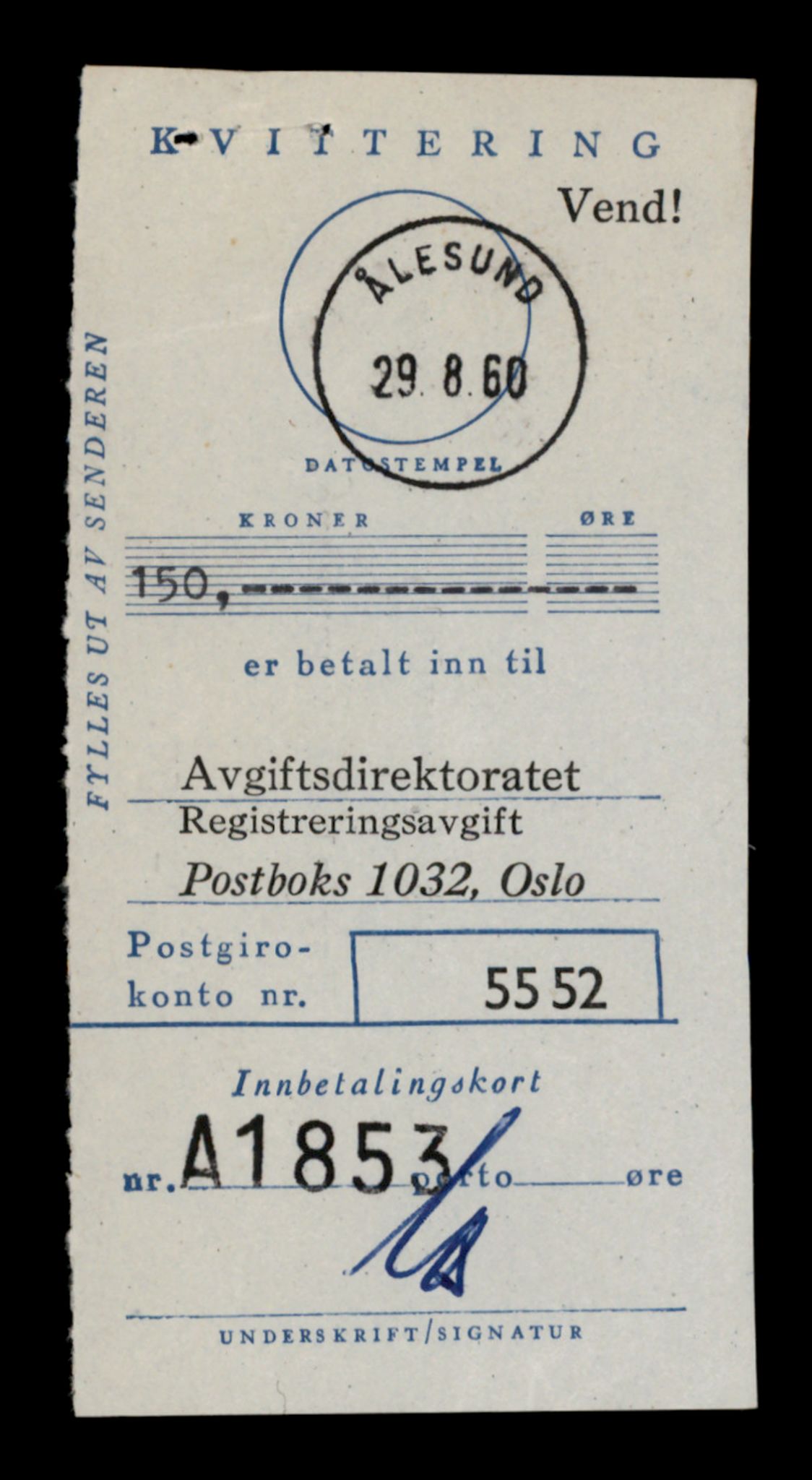 Møre og Romsdal vegkontor - Ålesund trafikkstasjon, SAT/A-4099/F/Fe/L0003: Registreringskort for kjøretøy T 232 - T 340, 1927-1998, s. 546