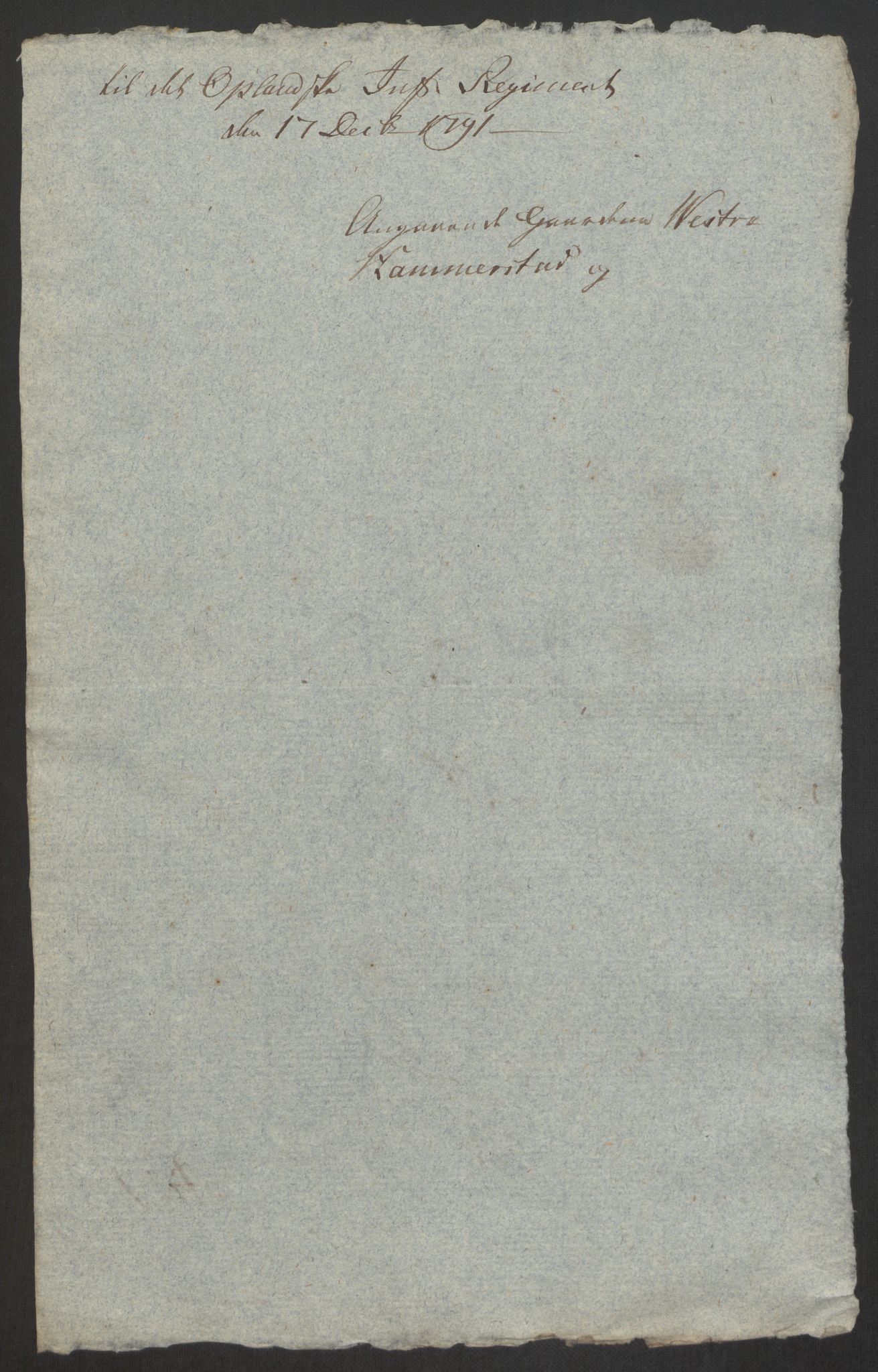 Forsvaret, Den norske kvesthuskasse/krigshospitalkasse, AV/RA-RAFA-1887/F/Fa/L0008: Konsepter, 1790-1793, s. 694