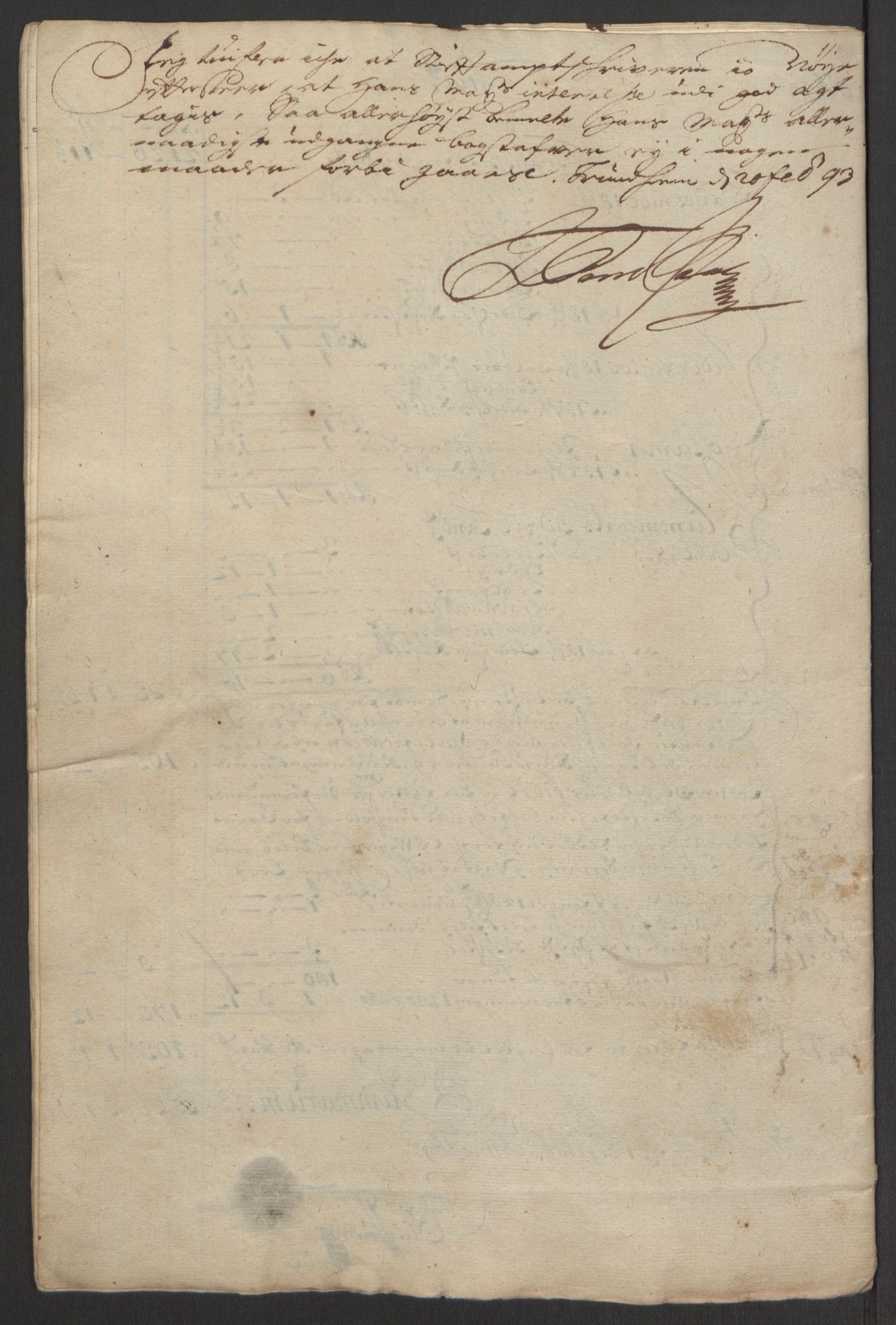 Rentekammeret inntil 1814, Reviderte regnskaper, Fogderegnskap, AV/RA-EA-4092/R64/L4424: Fogderegnskap Namdal, 1692-1695, s. 13