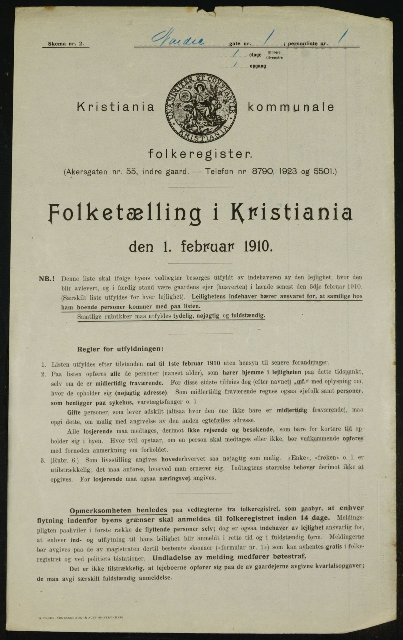 OBA, Kommunal folketelling 1.2.1910 for Kristiania, 1910, s. 70962