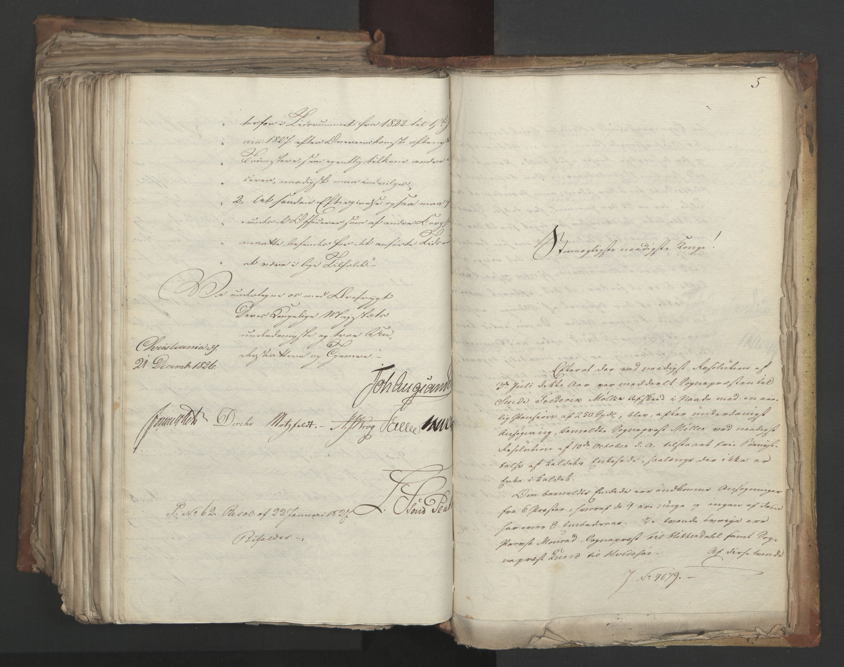 Statsrådsavdelingen i Stockholm, AV/RA-S-1003/D/Da/L0049: Regjeringsinnstillinger nr. 3860-4086, 1826, s. 540
