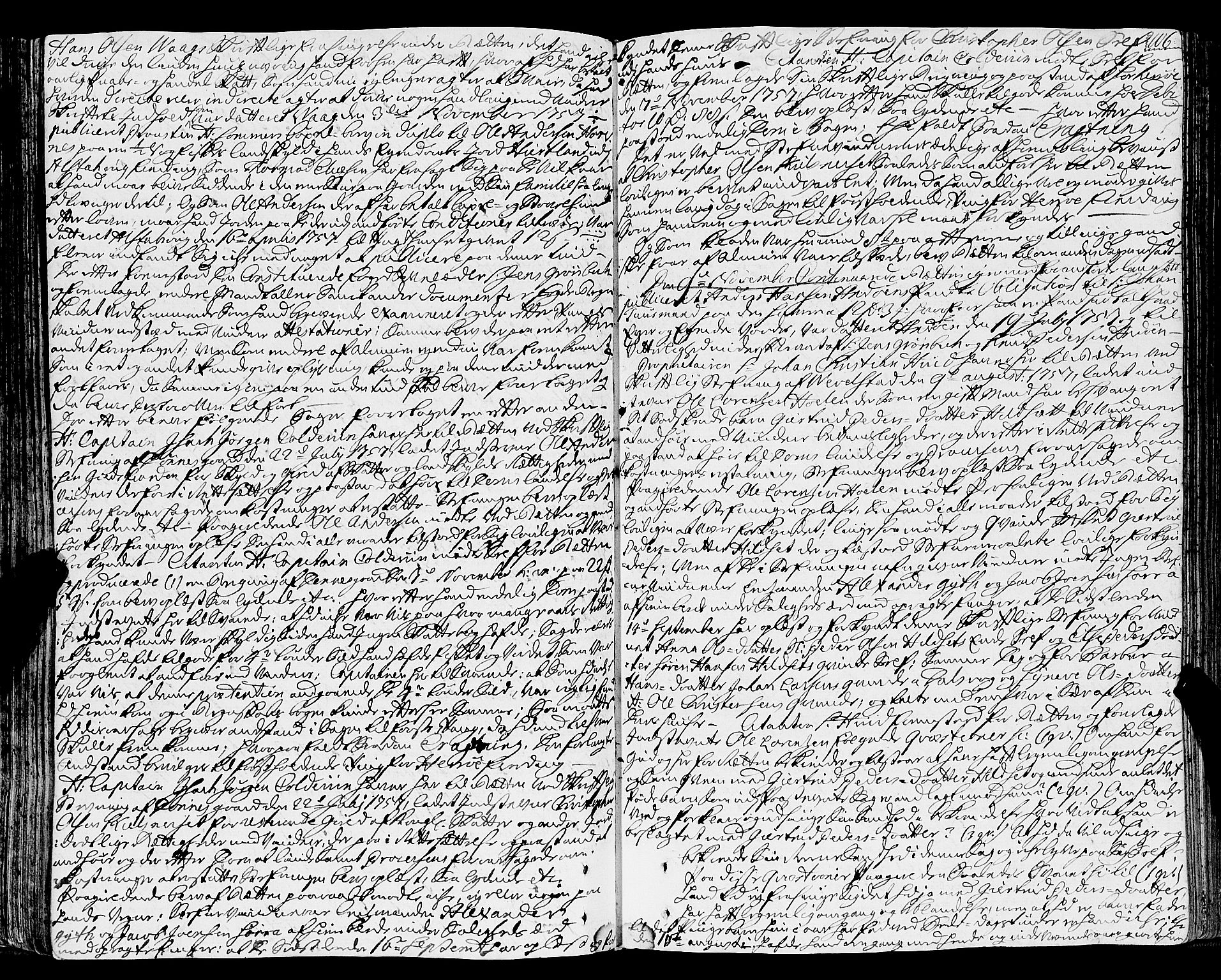 Helgeland sorenskriveri, SAT/A-0004/1/1A/L0017: Tingbok 16A, 1757-1758, s. 105b-106a
