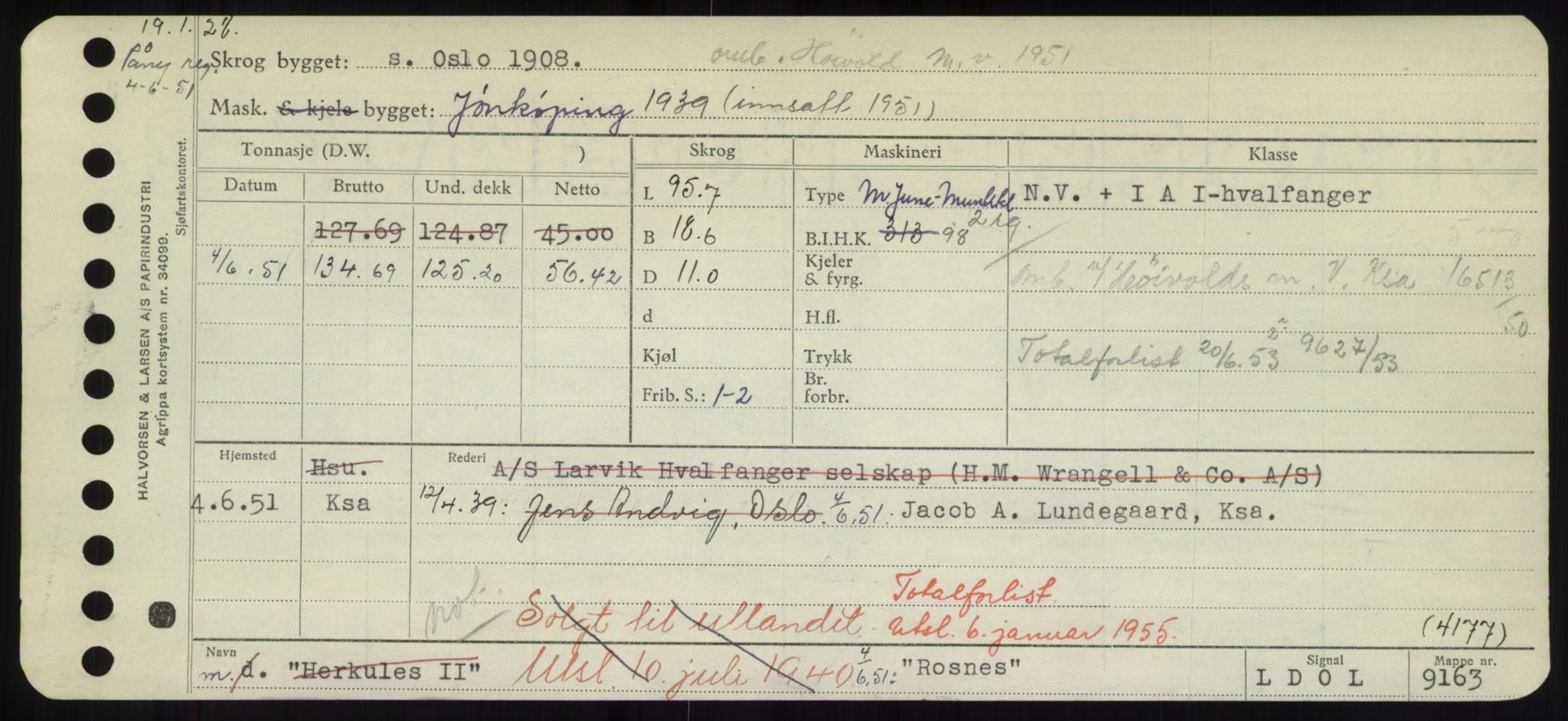 Sjøfartsdirektoratet med forløpere, Skipsmålingen, AV/RA-S-1627/H/Hd/L0031: Fartøy, Rju-Sam, s. 181