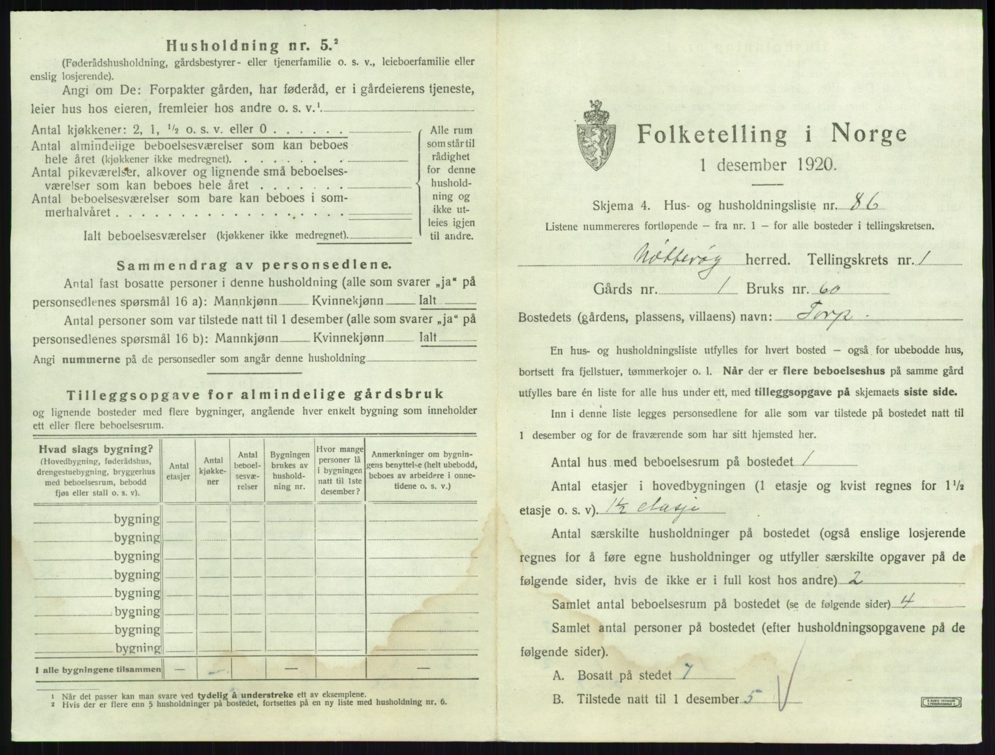 SAKO, Folketelling 1920 for 0722 Nøtterøy herred, 1920, s. 240