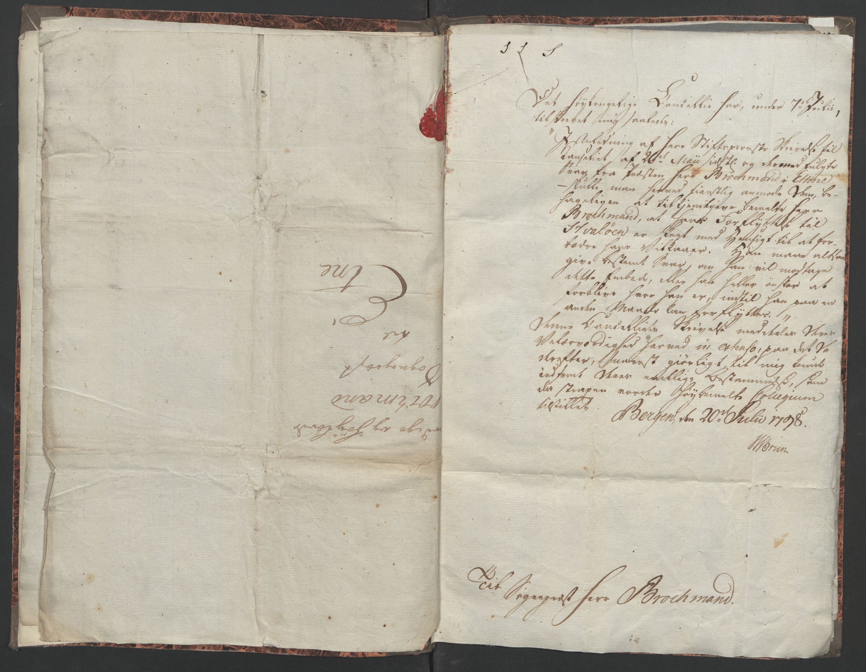Faye, Andreas, AV/RA-PA-0015/F/Fh/L0026/0002: -- / Breve til Jørgen Brochmann fra Johan Nordahl Brun 1798-1808 (innb. i 4to), s. 6