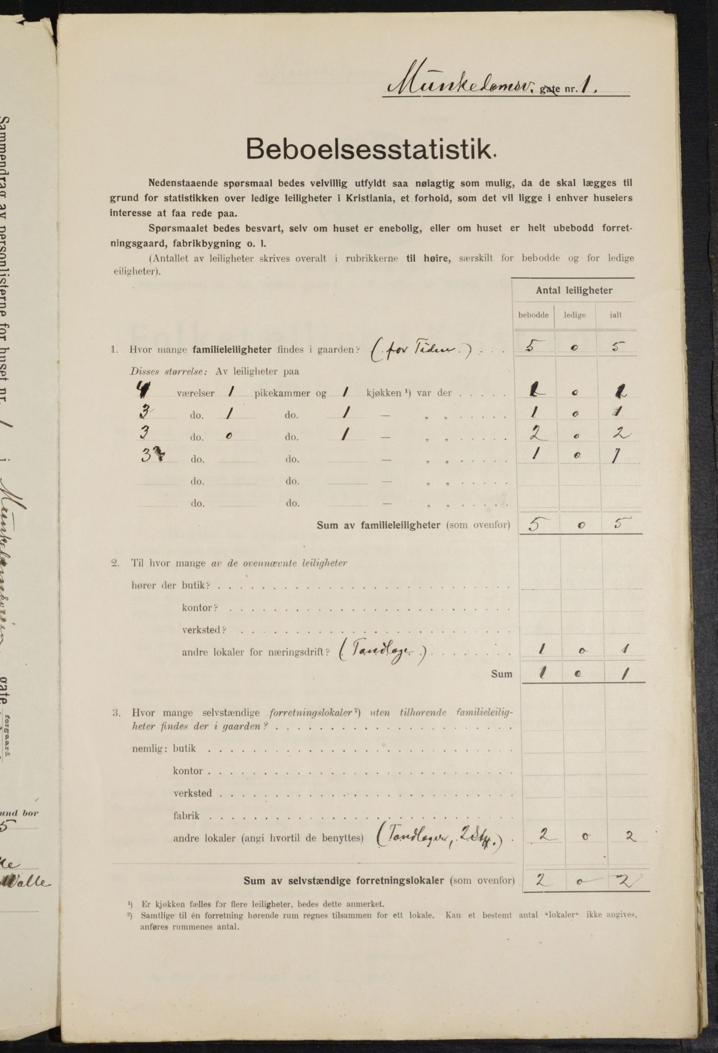 OBA, Kommunal folketelling 1.2.1914 for Kristiania, 1914, s. 66683