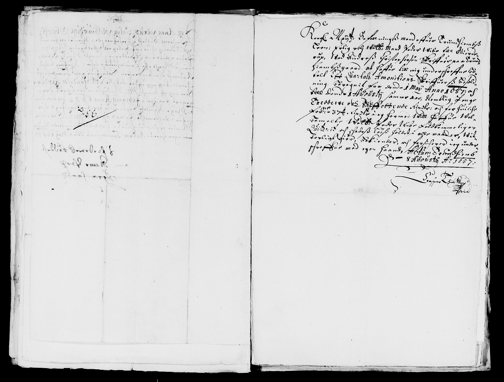 Rentekammeret inntil 1814, Reviderte regnskaper, Lensregnskaper, AV/RA-EA-5023/R/Rb/Rbw/L0132: Trondheim len, 1657-1658